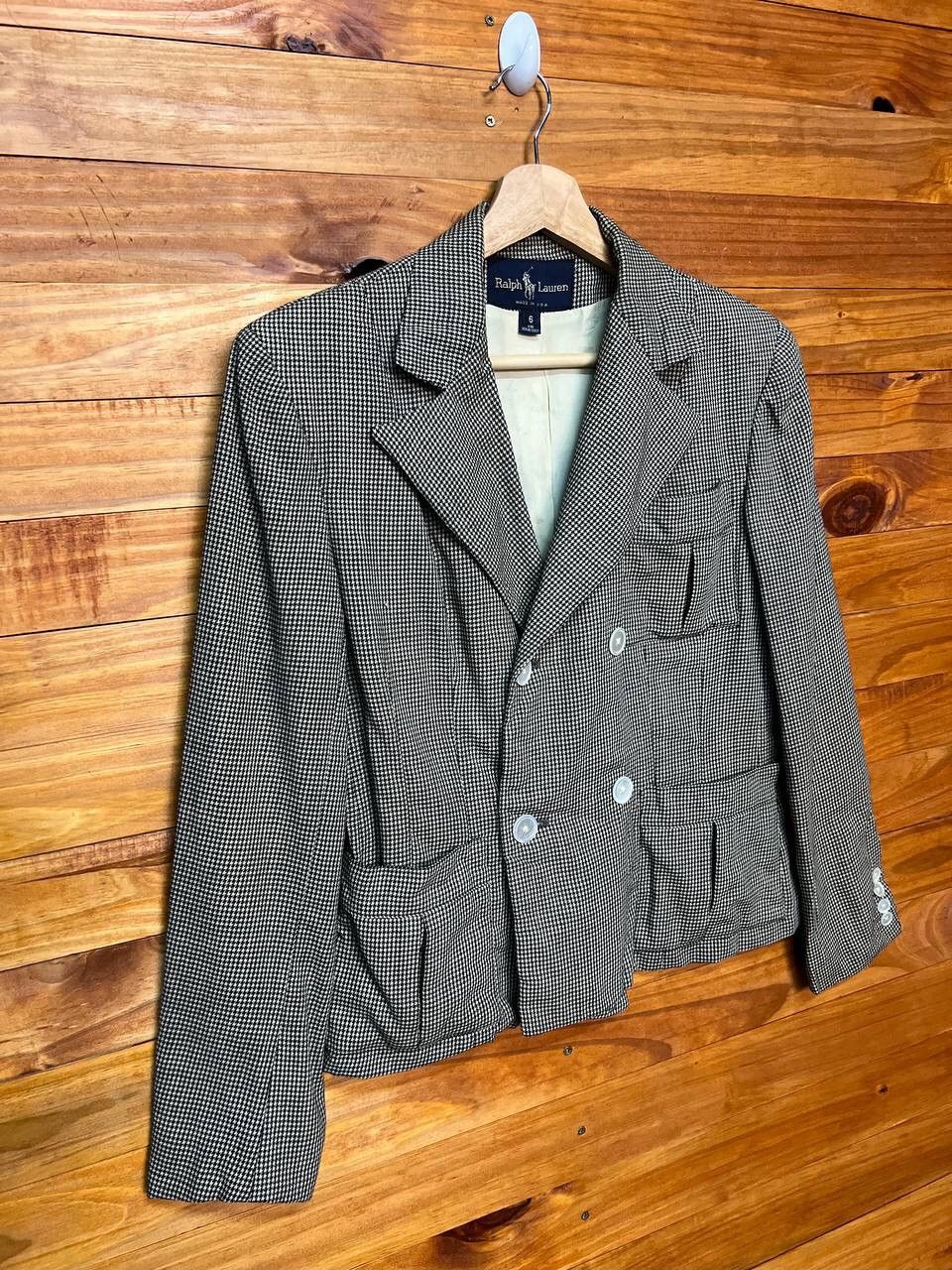 Ralph Lauren VINTAGE RALPH LAUREN LAINE WOOL SUIT/BLAZER Size 38S - 2 Thumbnail