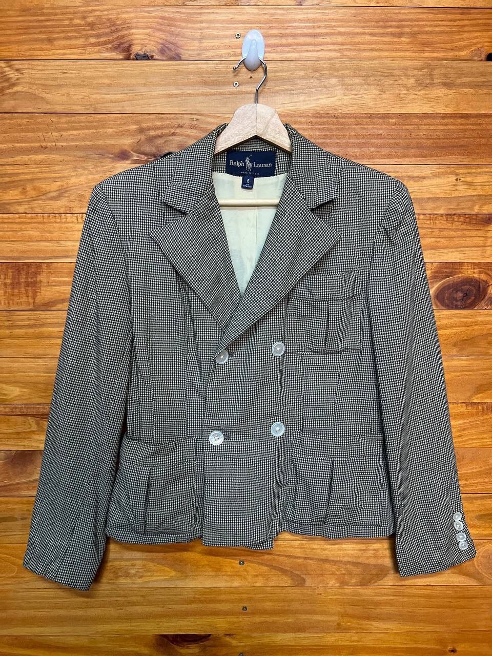 Ralph Lauren VINTAGE RALPH LAUREN LAINE WOOL SUIT/BLAZER Size 38S - 1 Thumbnail