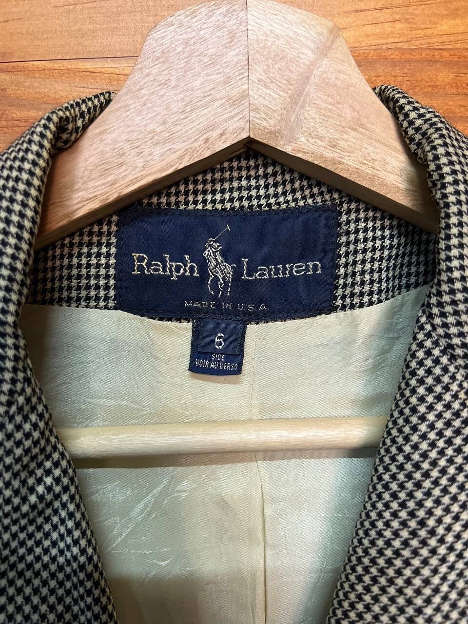 Ralph Lauren VINTAGE RALPH LAUREN LAINE WOOL SUIT/BLAZER Size 38S - 7 Thumbnail