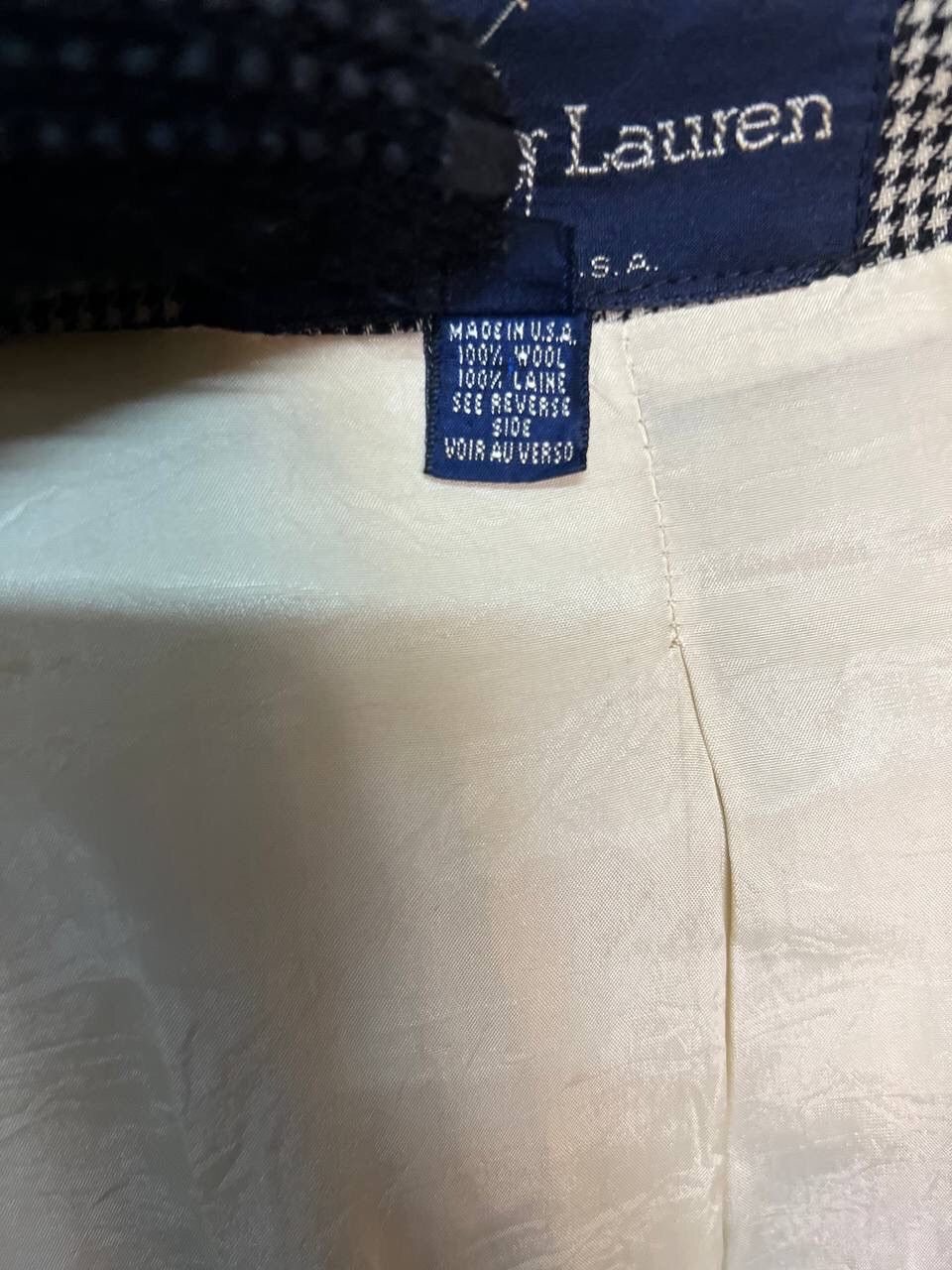 Ralph Lauren VINTAGE RALPH LAUREN LAINE WOOL SUIT/BLAZER Size 38S - 14 Thumbnail