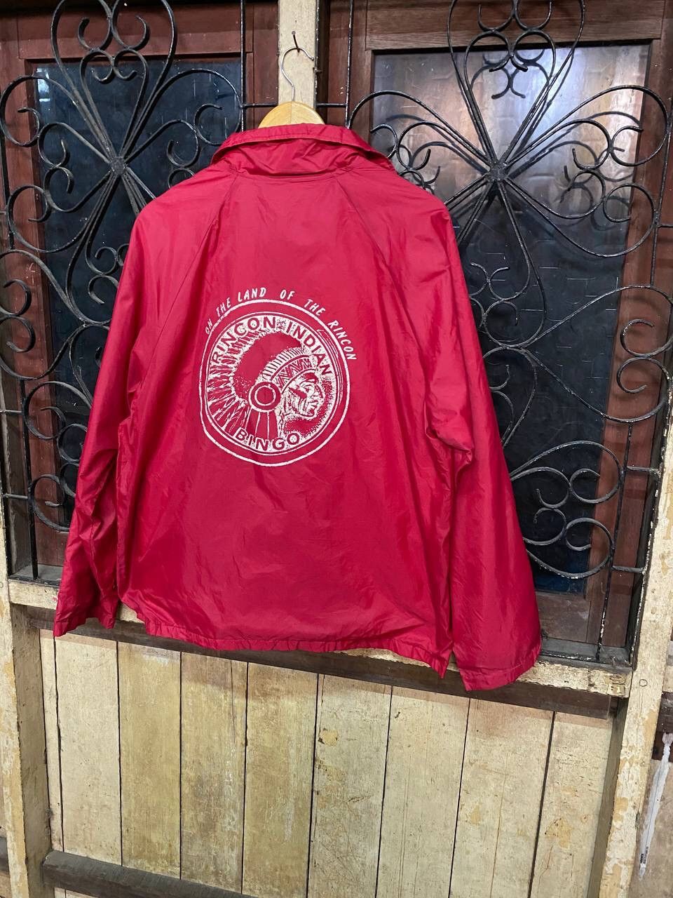 Vintage Vintage 80s Rincon Indian Bingo Coach Jacket Size US L / EU 52-54 / 3 - 3 Thumbnail