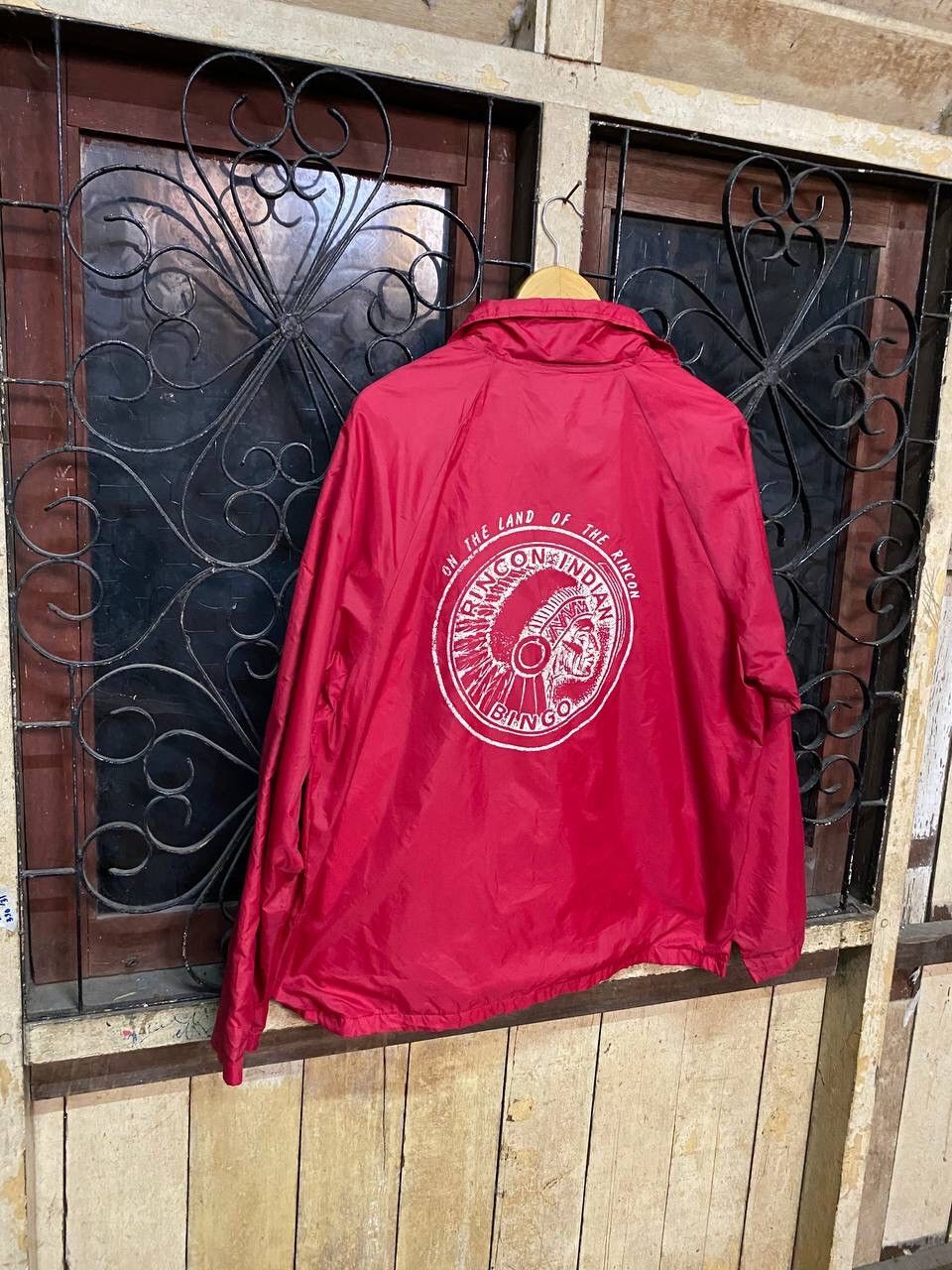 Vintage Vintage 80s Rincon Indian Bingo Coach Jacket Size US L / EU 52-54 / 3 - 2 Thumbnail