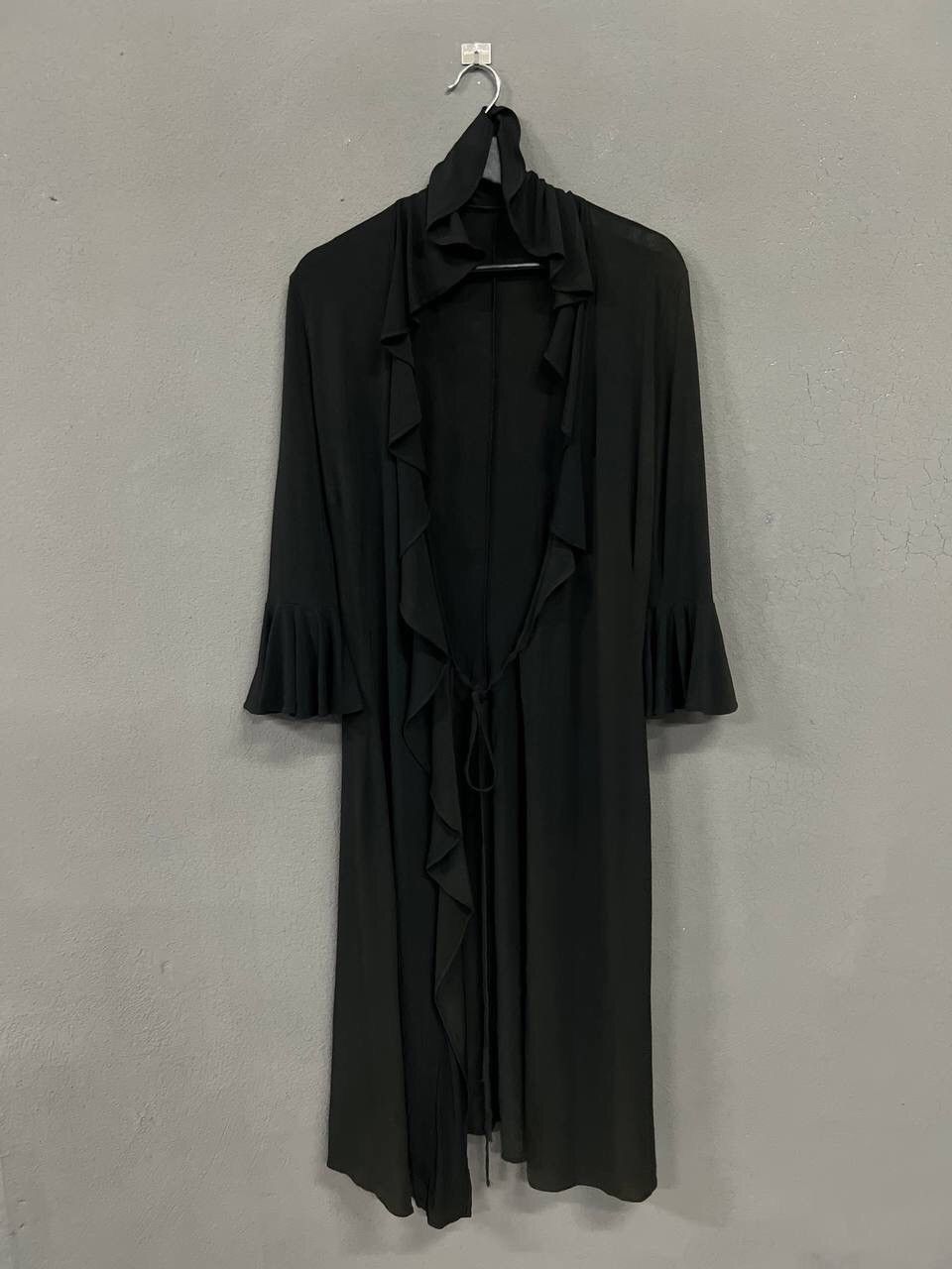 Dolce & Gabbana ARCHIVE DOLCE & GABBANA RUFFLE COLLAR BLACK DRESS Size XS / US 0-2 / IT 36-38 - 3 Thumbnail