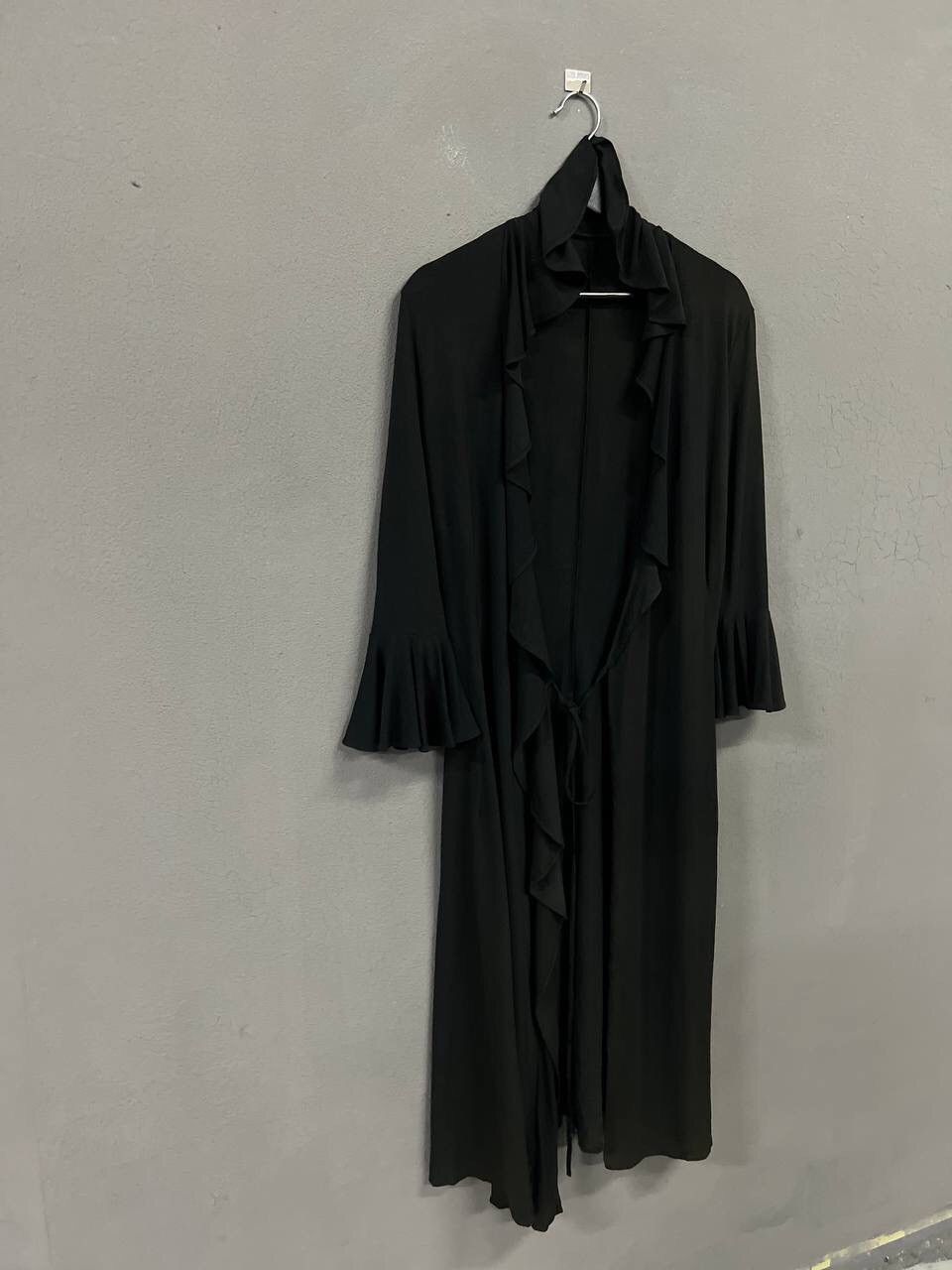 Dolce & Gabbana ARCHIVE DOLCE & GABBANA RUFFLE COLLAR BLACK DRESS Size XS / US 0-2 / IT 36-38 - 4 Thumbnail