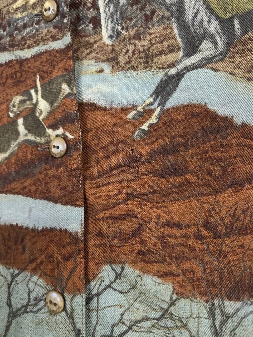 Burberry VINTAGE🔥BURBERRYS FULLPRINT LONGSLEEVE SHIRT Size M / US 6-8 / IT 42-44 - 16 Thumbnail