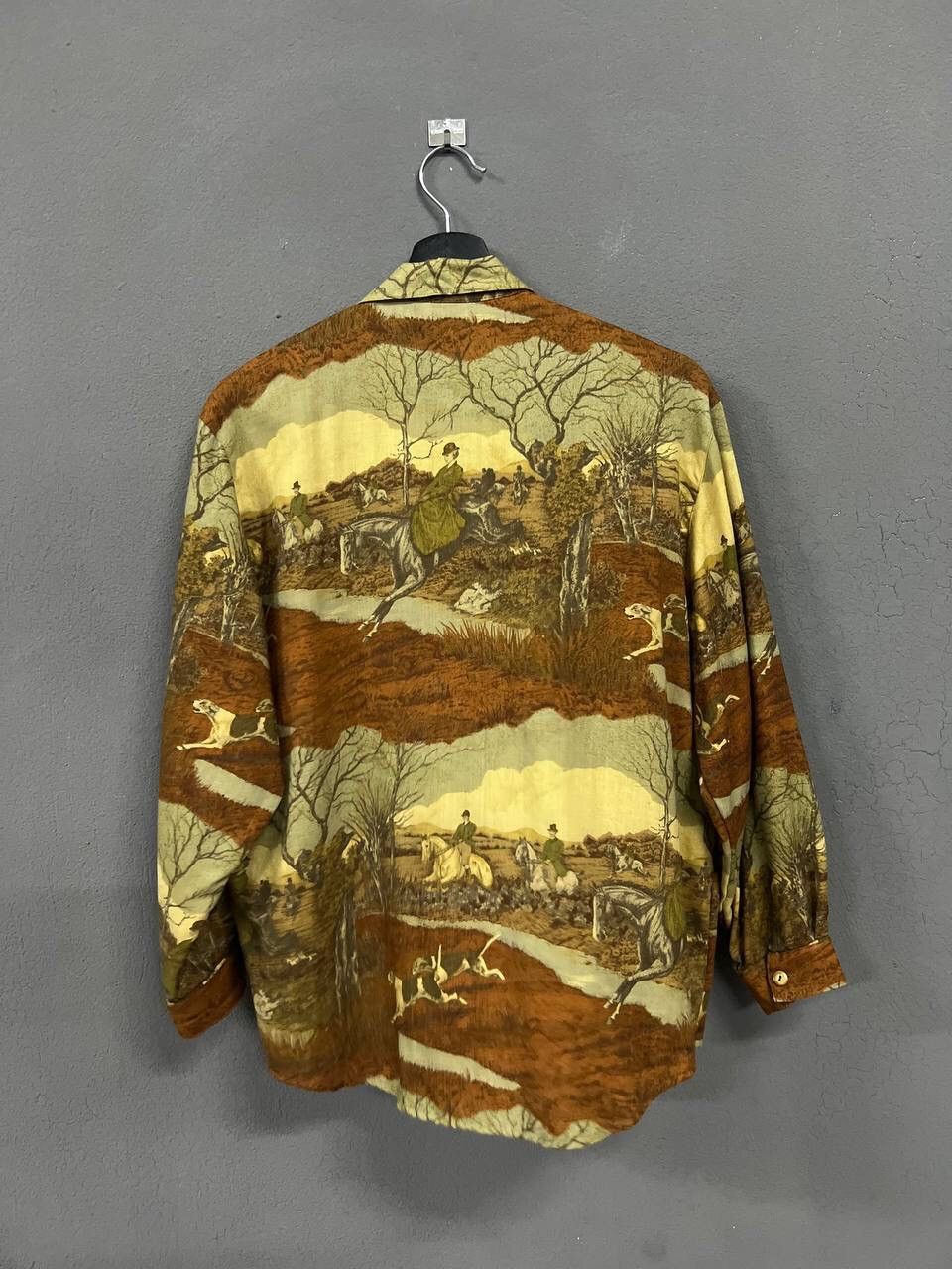 Burberry VINTAGE🔥BURBERRYS FULLPRINT LONGSLEEVE SHIRT Size M / US 6-8 / IT 42-44 - 8 Thumbnail