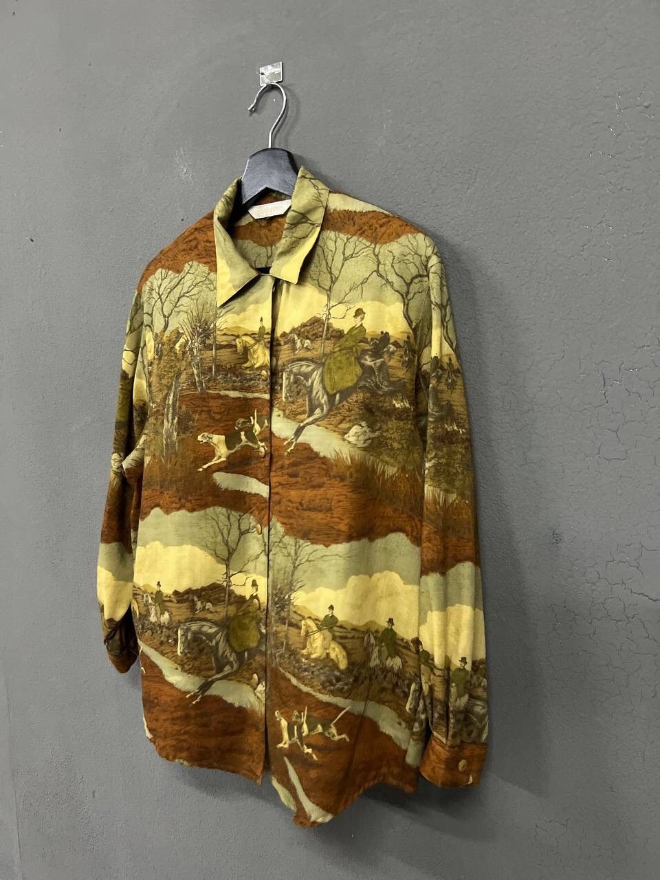 Burberry VINTAGE🔥BURBERRYS FULLPRINT LONGSLEEVE SHIRT Size M / US 6-8 / IT 42-44 - 3 Thumbnail