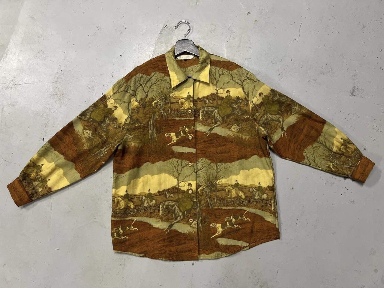 Burberry VINTAGE🔥BURBERRYS FULLPRINT LONGSLEEVE SHIRT Size M / US 6-8 / IT 42-44 - 12 Thumbnail