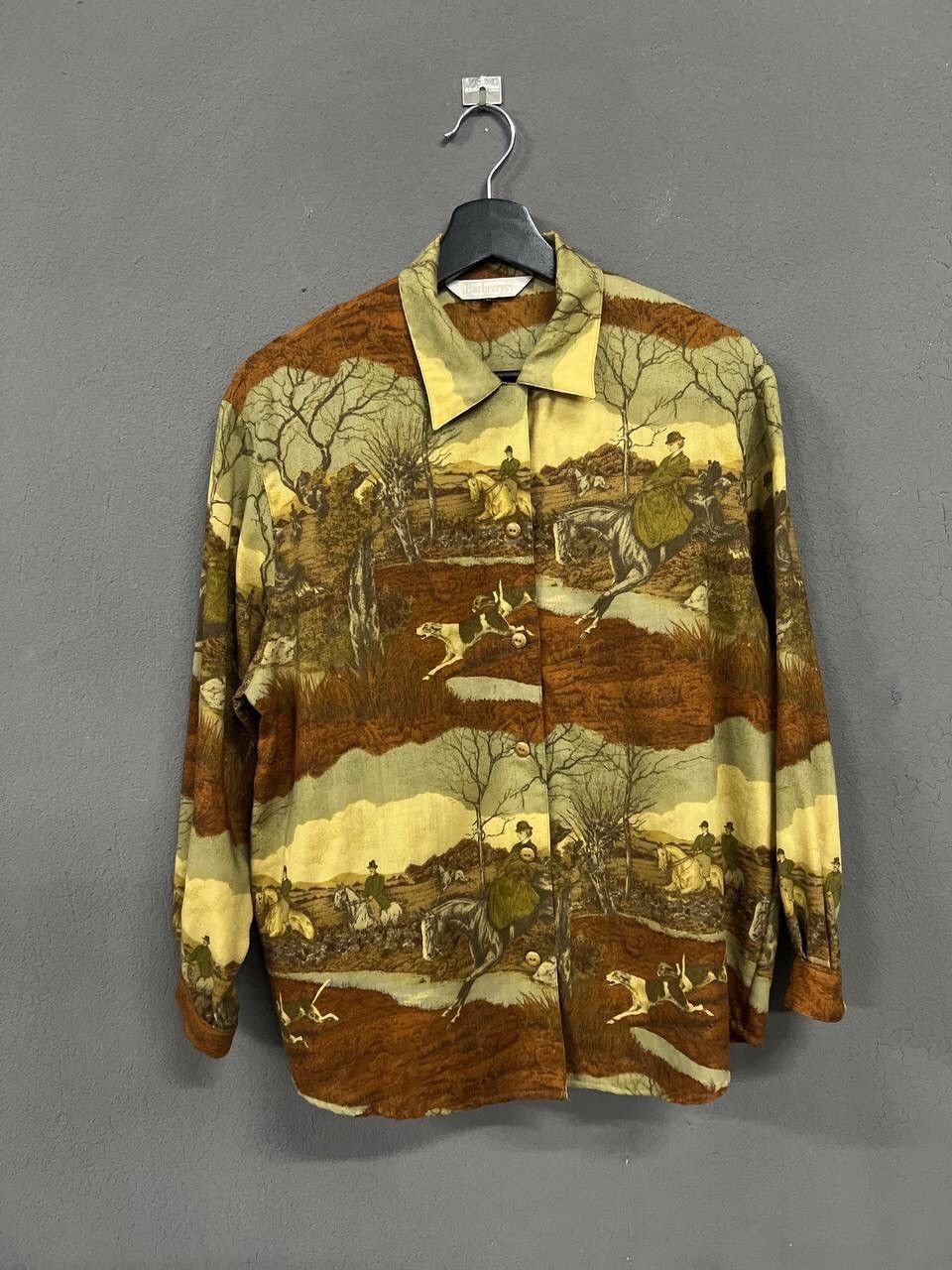 Burberry VINTAGE🔥BURBERRYS FULLPRINT LONGSLEEVE SHIRT Size M / US 6-8 / IT 42-44 - 1 Thumbnail