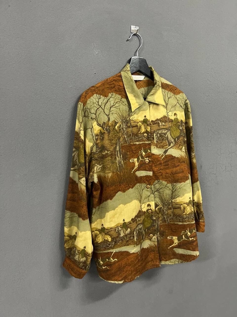 Burberry VINTAGE🔥BURBERRYS FULLPRINT LONGSLEEVE SHIRT Size M / US 6-8 / IT 42-44 - 2 Thumbnail
