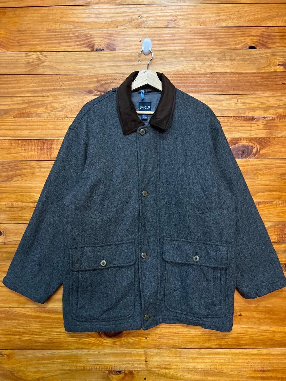 Japanese Brand UNIQLO GLOVAL COLLECTION HERRINGBONE WOOL JACKET Size US M / EU 48-50 / 2 - 1 Thumbnail