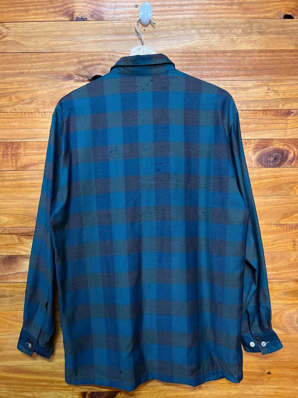 Balenciaga VINTAGE BALENCIAGA SPORT PLAID BUTTON UP SHIRT Size US M / EU 48-50 / 2 - 7 Thumbnail