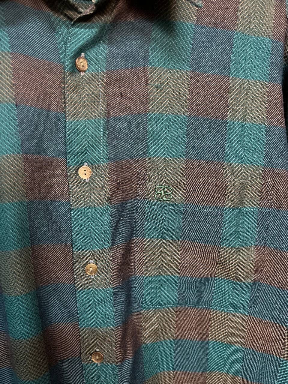 Balenciaga VINTAGE BALENCIAGA SPORT PLAID BUTTON UP SHIRT Size US M / EU 48-50 / 2 - 8 Thumbnail