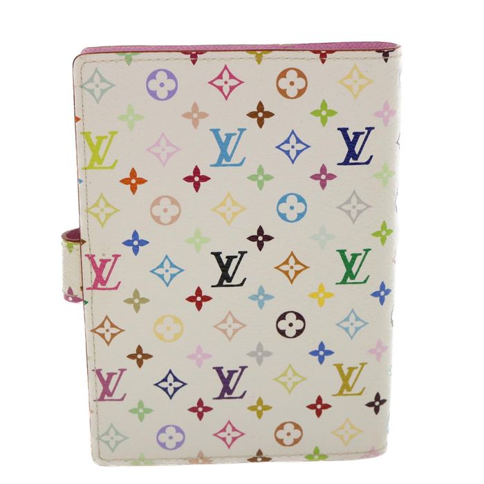 LOUIS VUITTON Monogram Agenda Mini Day Planner Cover R20007 LV Auth th