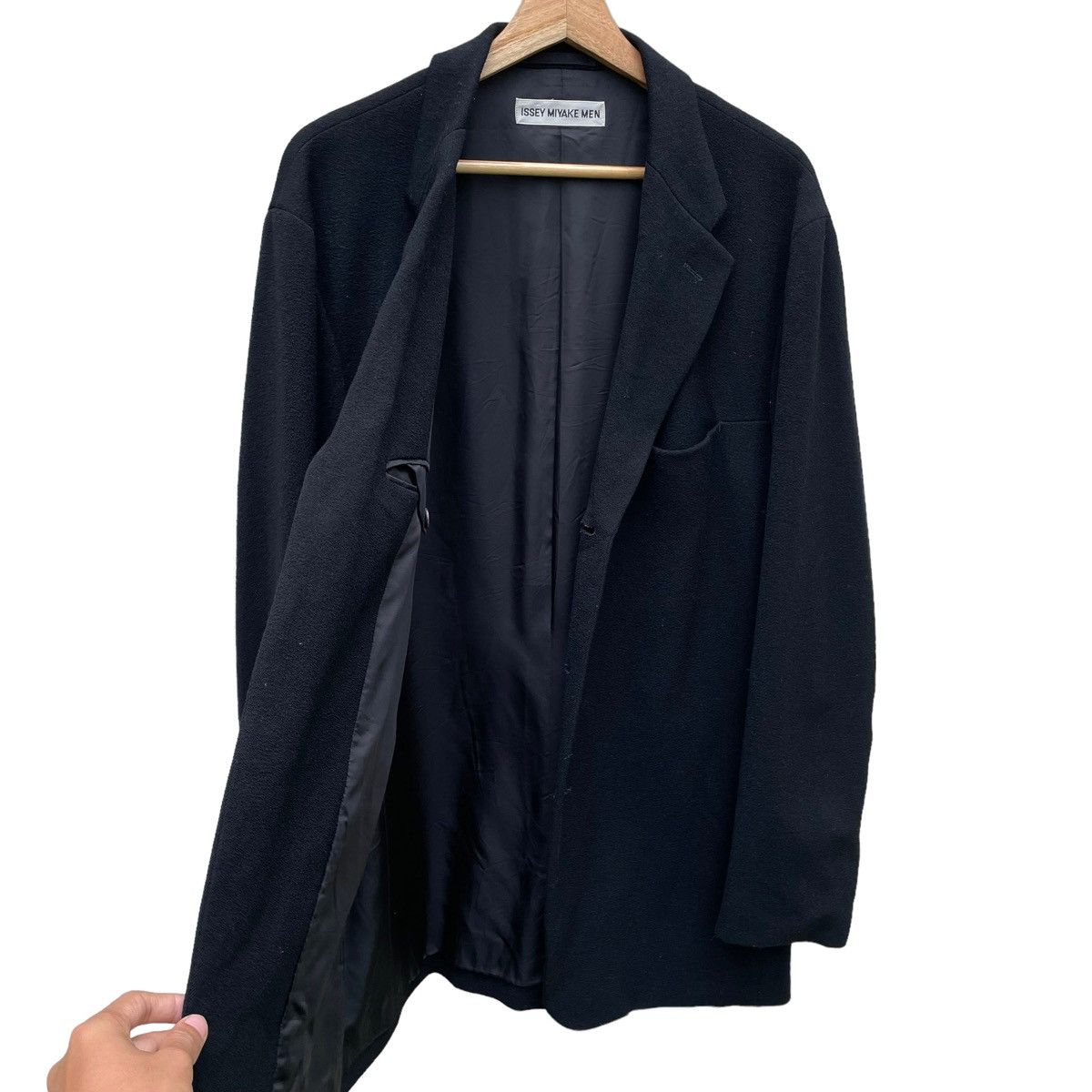Issey Miyake × Japanese Brand 💥 ISSEY MIYAKE MEN BUTTON JACKET COAT Size US M / EU 48-50 / 2 - 6 Thumbnail