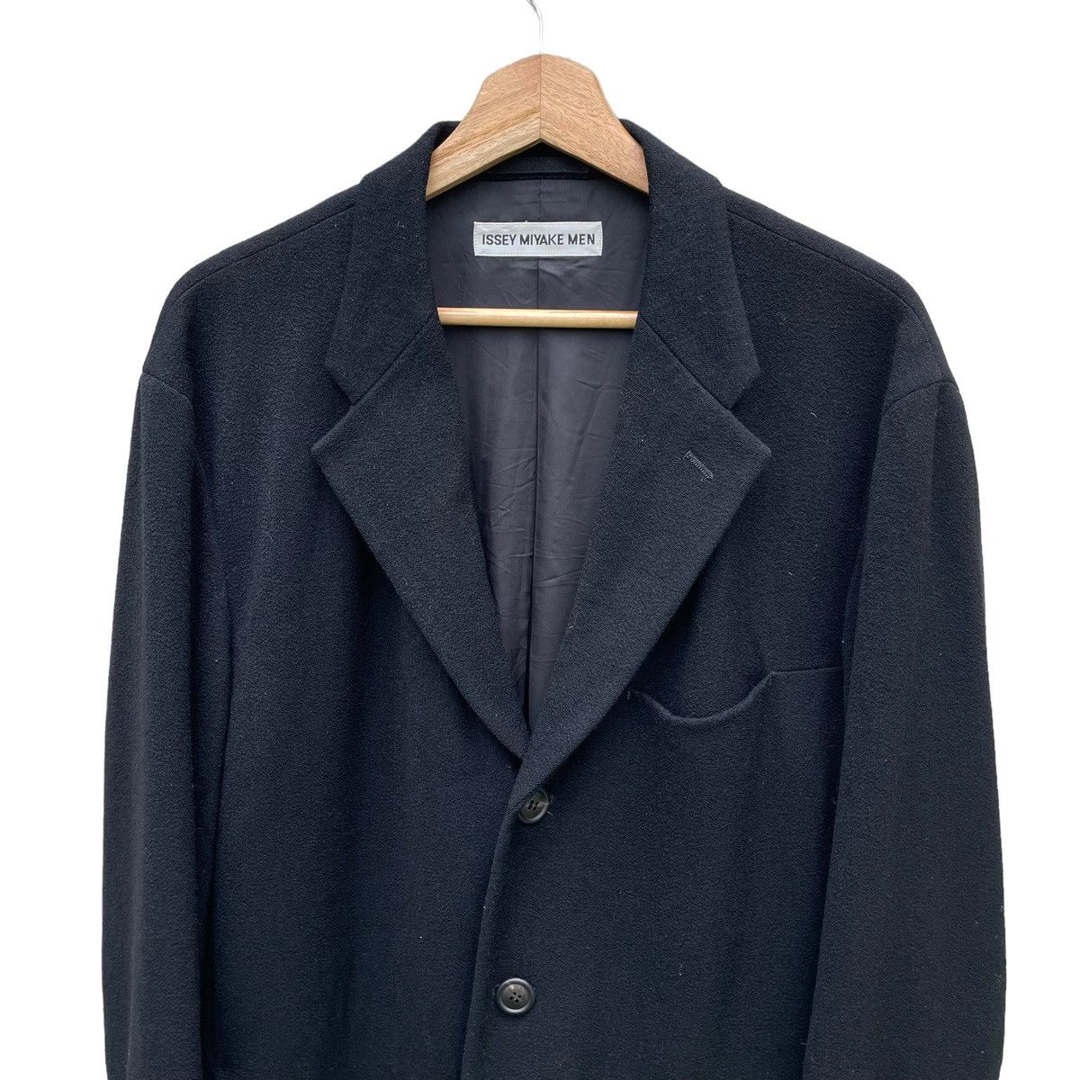 Issey Miyake × Japanese Brand 💥 ISSEY MIYAKE MEN BUTTON JACKET COAT Size US M / EU 48-50 / 2 - 4 Thumbnail