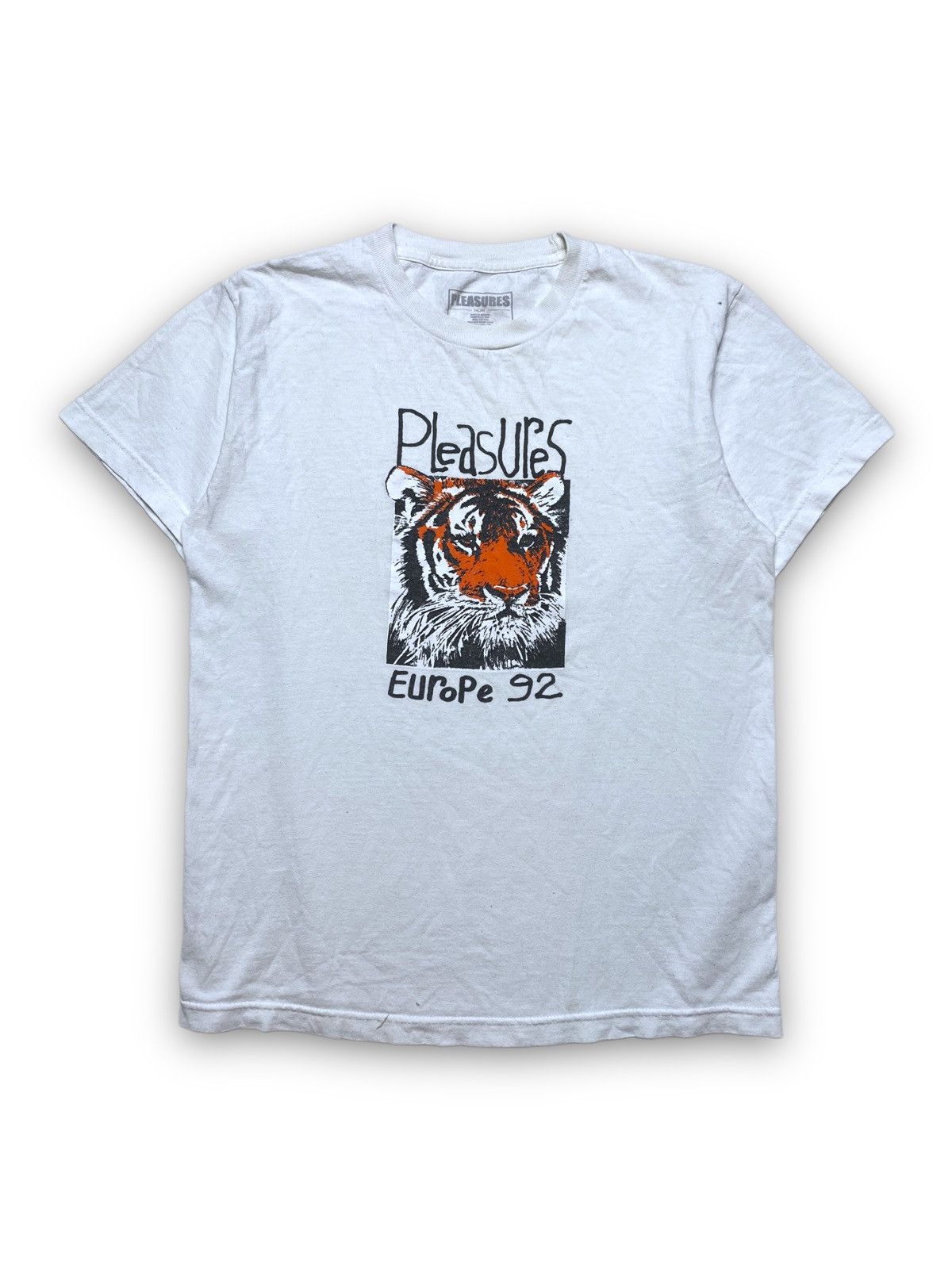 Designer × Pleasures Vintage pleasure tiger 92 euro tour tee Size M y2k brand 92 Size US M / EU 48-50 / 2 - 1 Thumbnail