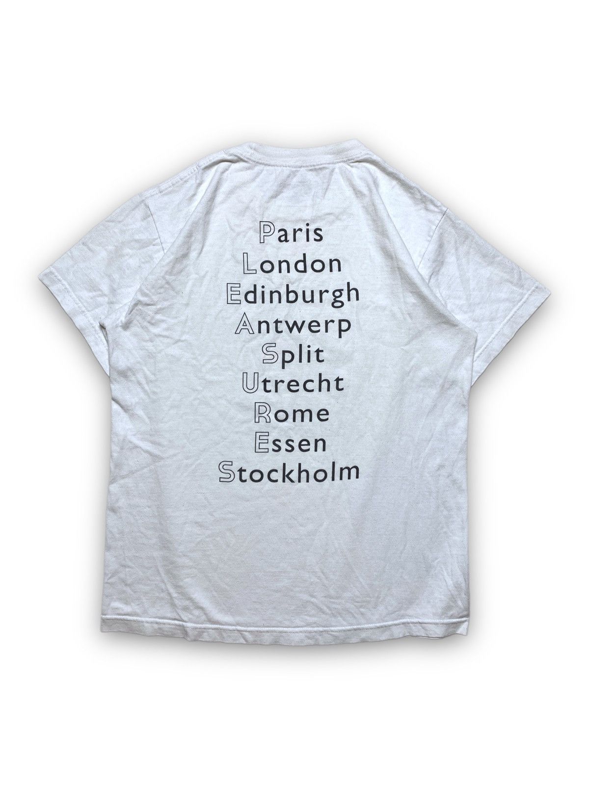 Designer × Pleasures Vintage pleasure tiger 92 euro tour tee Size M y2k brand 92 Size US M / EU 48-50 / 2 - 2 Thumbnail