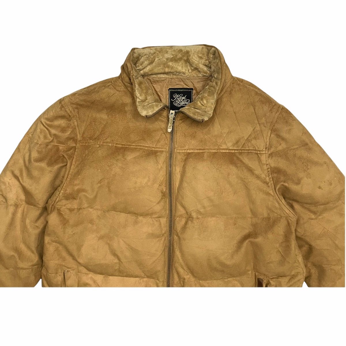 Karl Kani × Urban Outfitters 💥Karl Kani Puffer Brown Down Jacket Size US XL / EU 56 / 4 - 4 Thumbnail