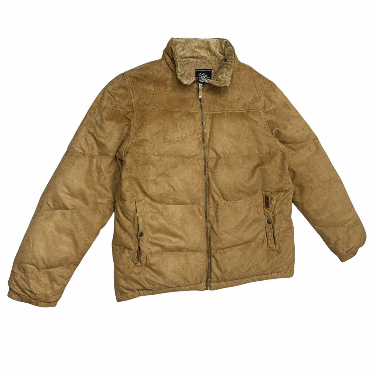Karl Kani × Urban Outfitters 💥Karl Kani Puffer Brown Down Jacket Size US XL / EU 56 / 4 - 3 Thumbnail
