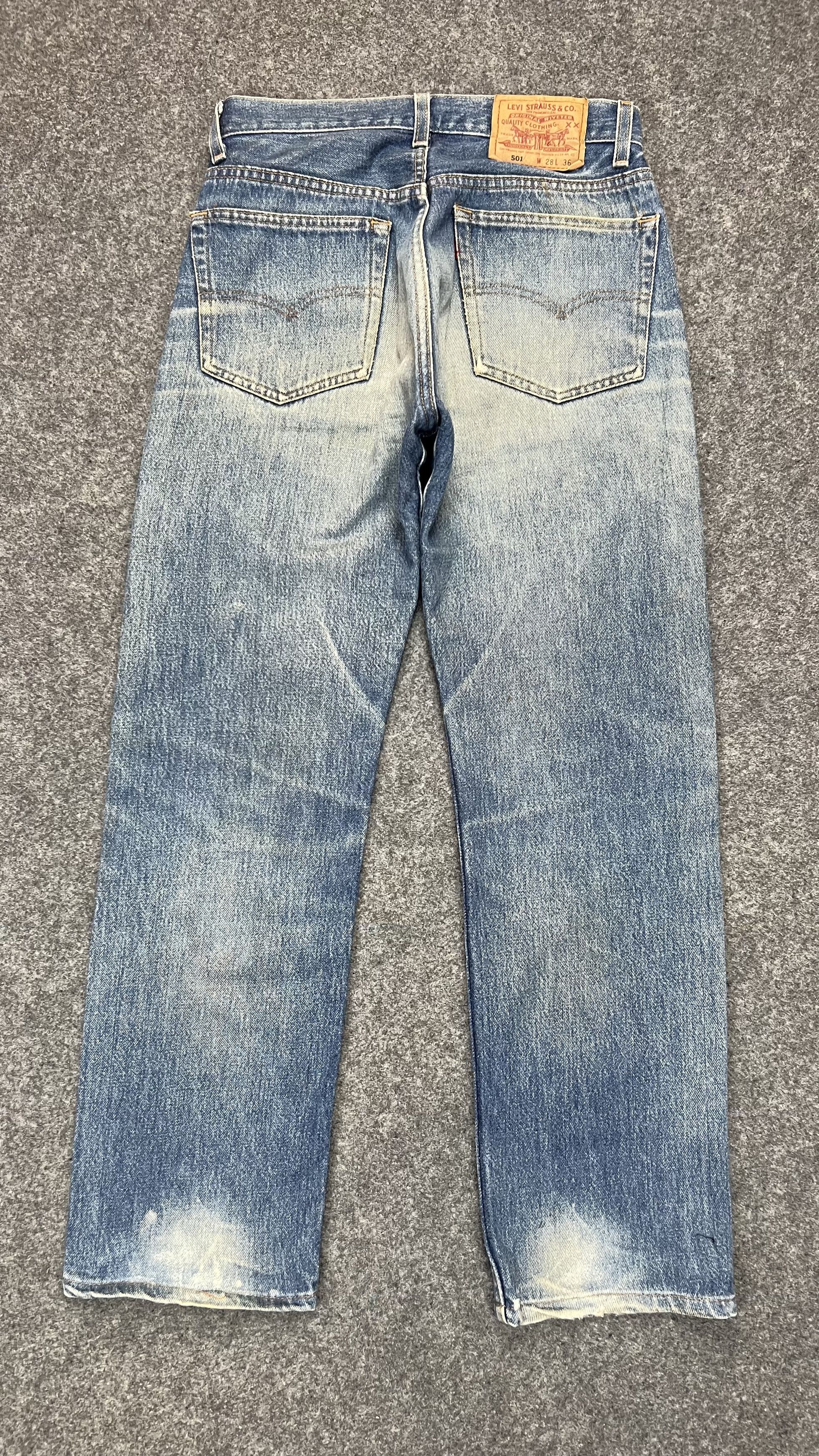 Levi's × Vintage Distressed Levis 501 jeans Size US 28 / EU 44 - 7 Thumbnail