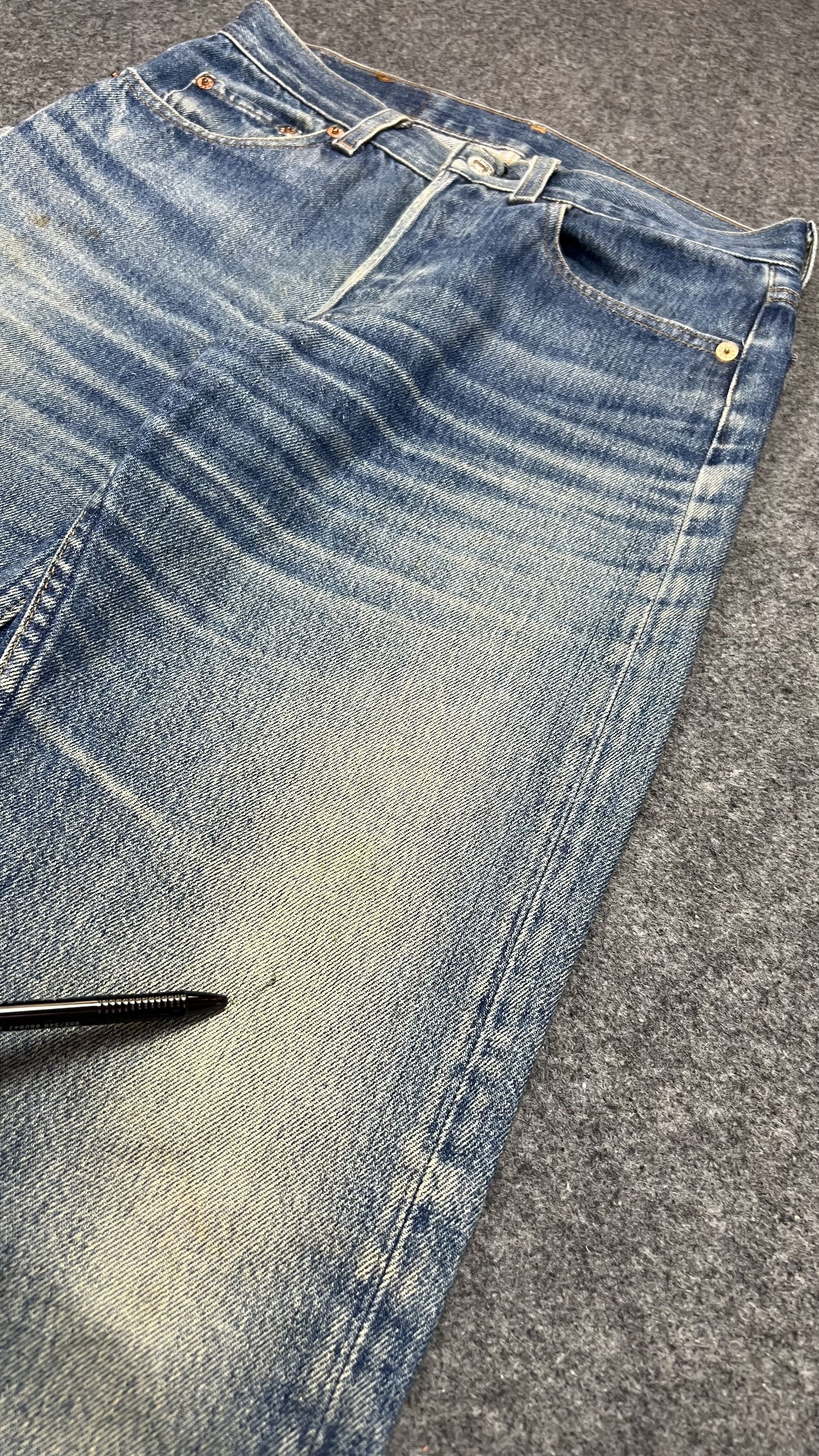 Levi's × Vintage Distressed Levis 501 jeans Size US 28 / EU 44 - 5 Thumbnail