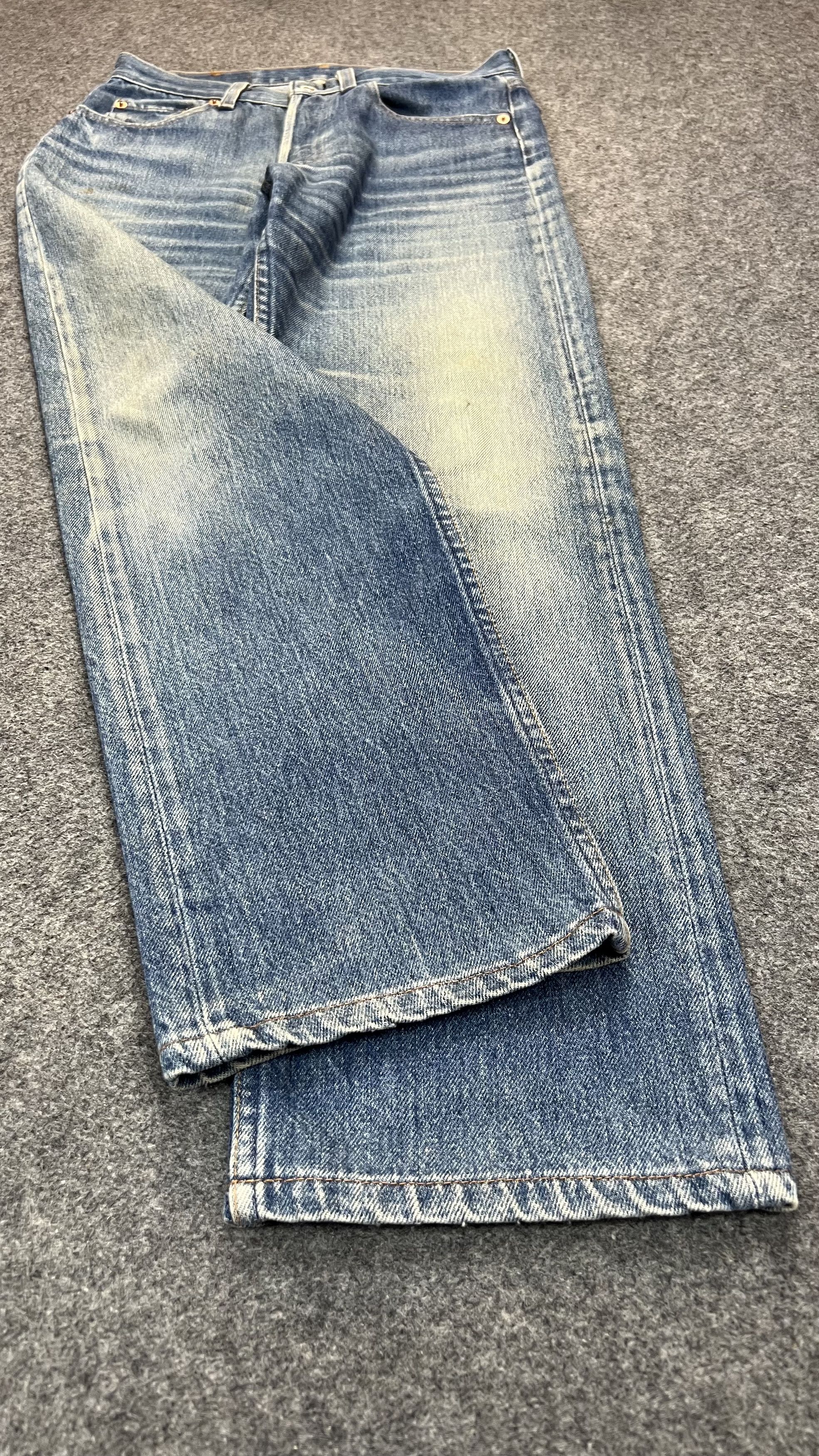 Levi's × Vintage Distressed Levis 501 jeans Size US 28 / EU 44 - 6 Thumbnail