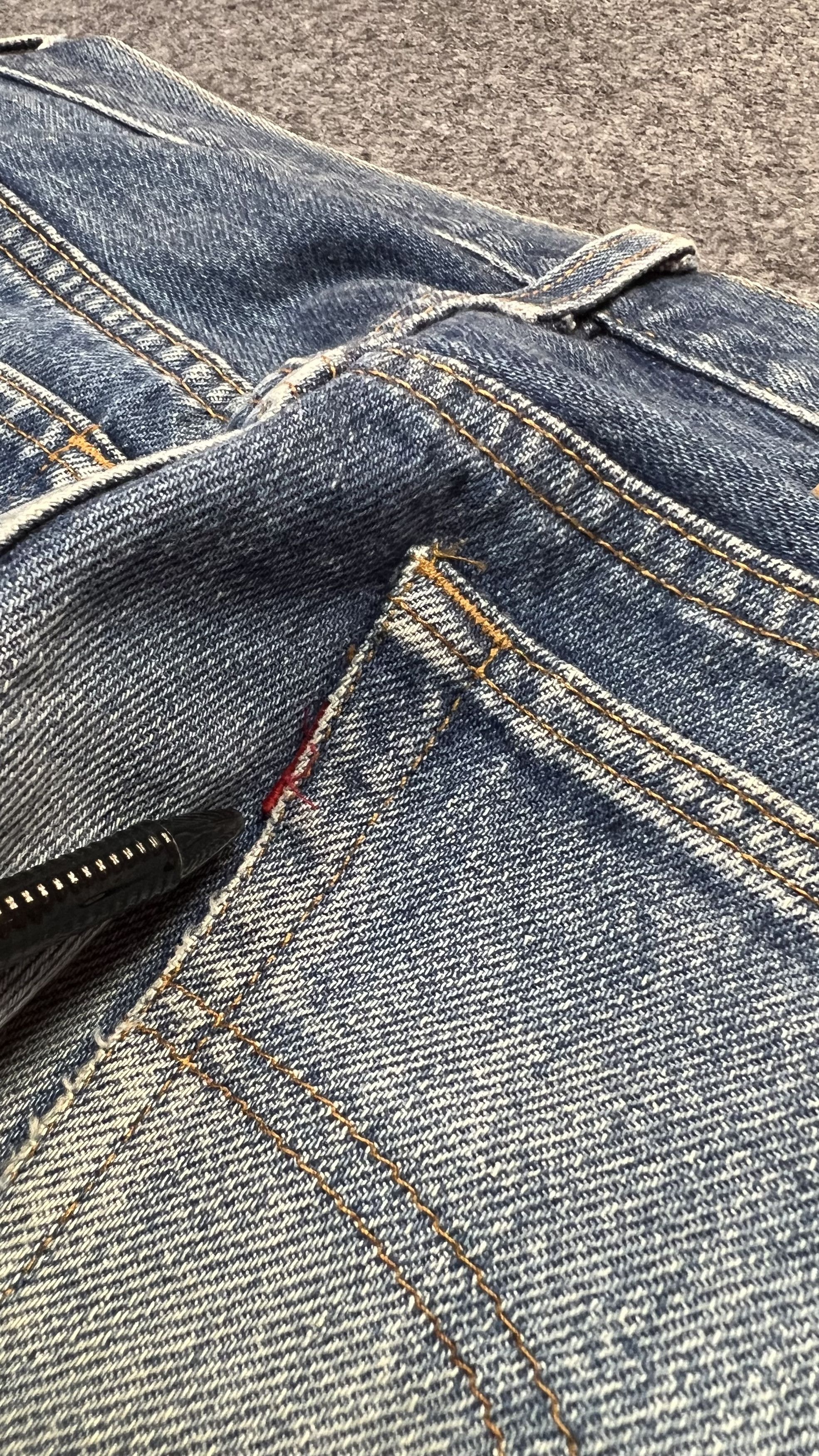 Levi's × Vintage Distressed Levis 501 jeans Size US 28 / EU 44 - 8 Thumbnail