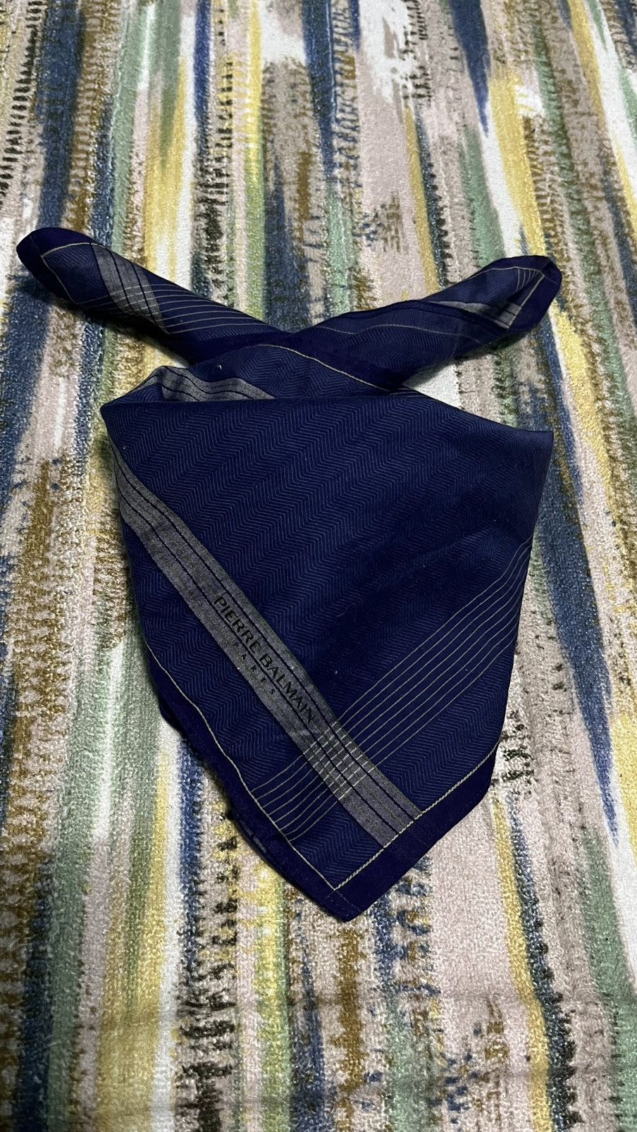 Pierre Balmain Pierre Balmain Paris Handkerchief Neckerchief Bandana Size ONE SIZE - 1 Thumbnail