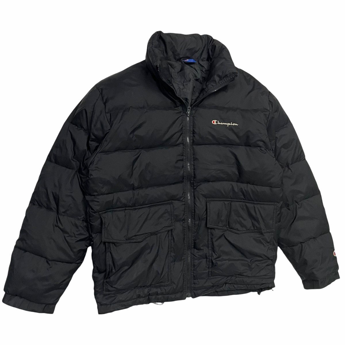 Champion 💥Champion Puffer DownJacket Spellout Logo Size US L / EU 52-54 / 3 - 4 Thumbnail