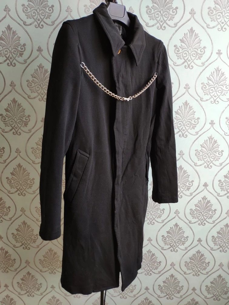 Comme des Garcons AD08 Boiled poly chain coat.Like Rick Owens or Elena Dawson Size M / US 6-8 / IT 42-44 - 3 Thumbnail