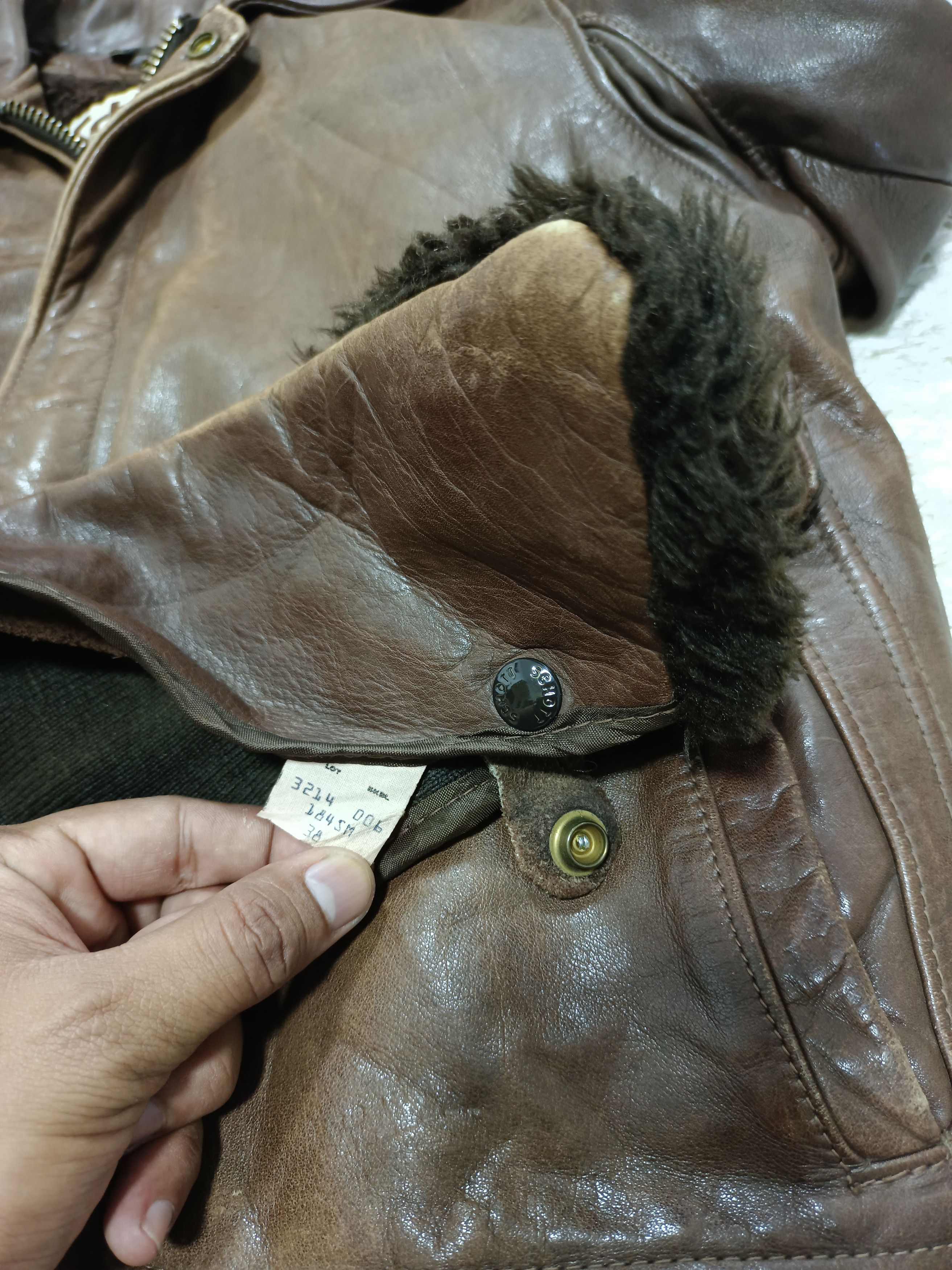 1980's SCHOTT NYC A-2 Flight Leather Jacket