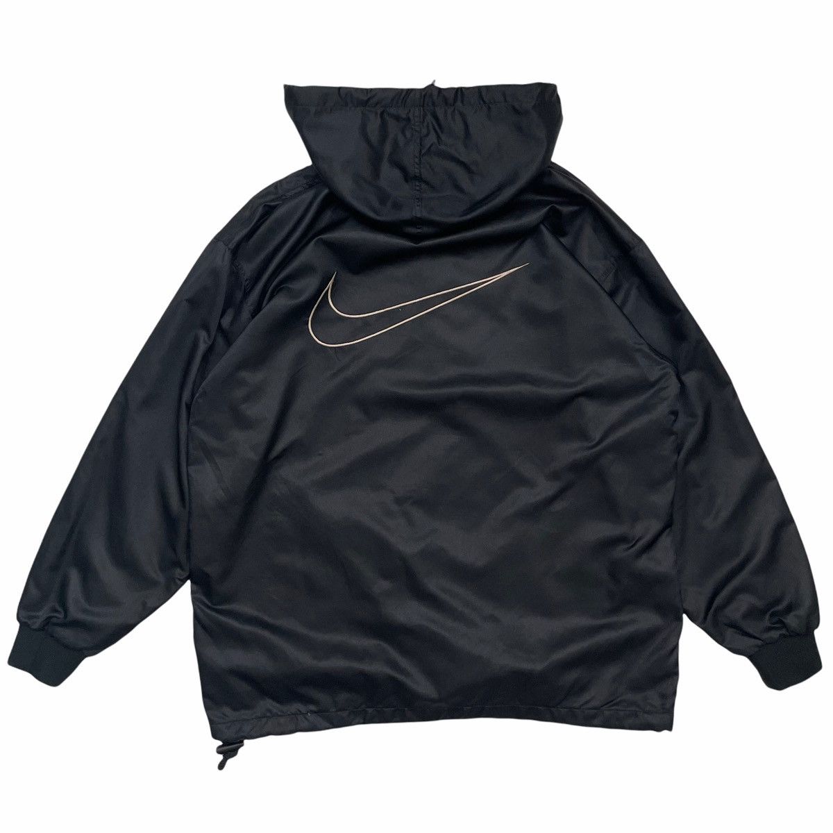 Nike × Vintage 💥90s NIKE Center Logo Anorak Hoodie Jacket Size US XL / EU 56 / 4 - 6 Thumbnail