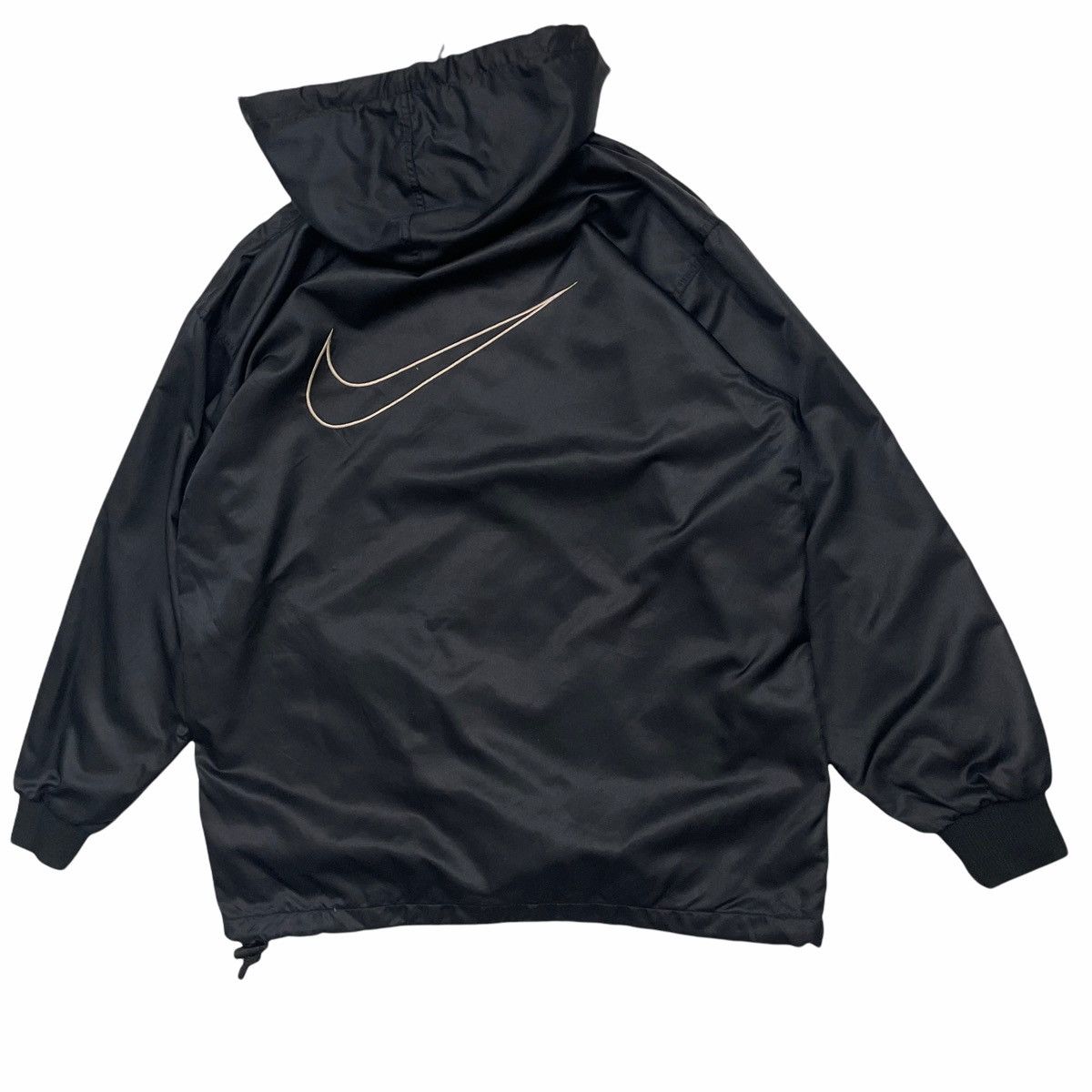 Nike × Vintage 💥90s NIKE Center Logo Anorak Hoodie Jacket Size US XL / EU 56 / 4 - 7 Thumbnail