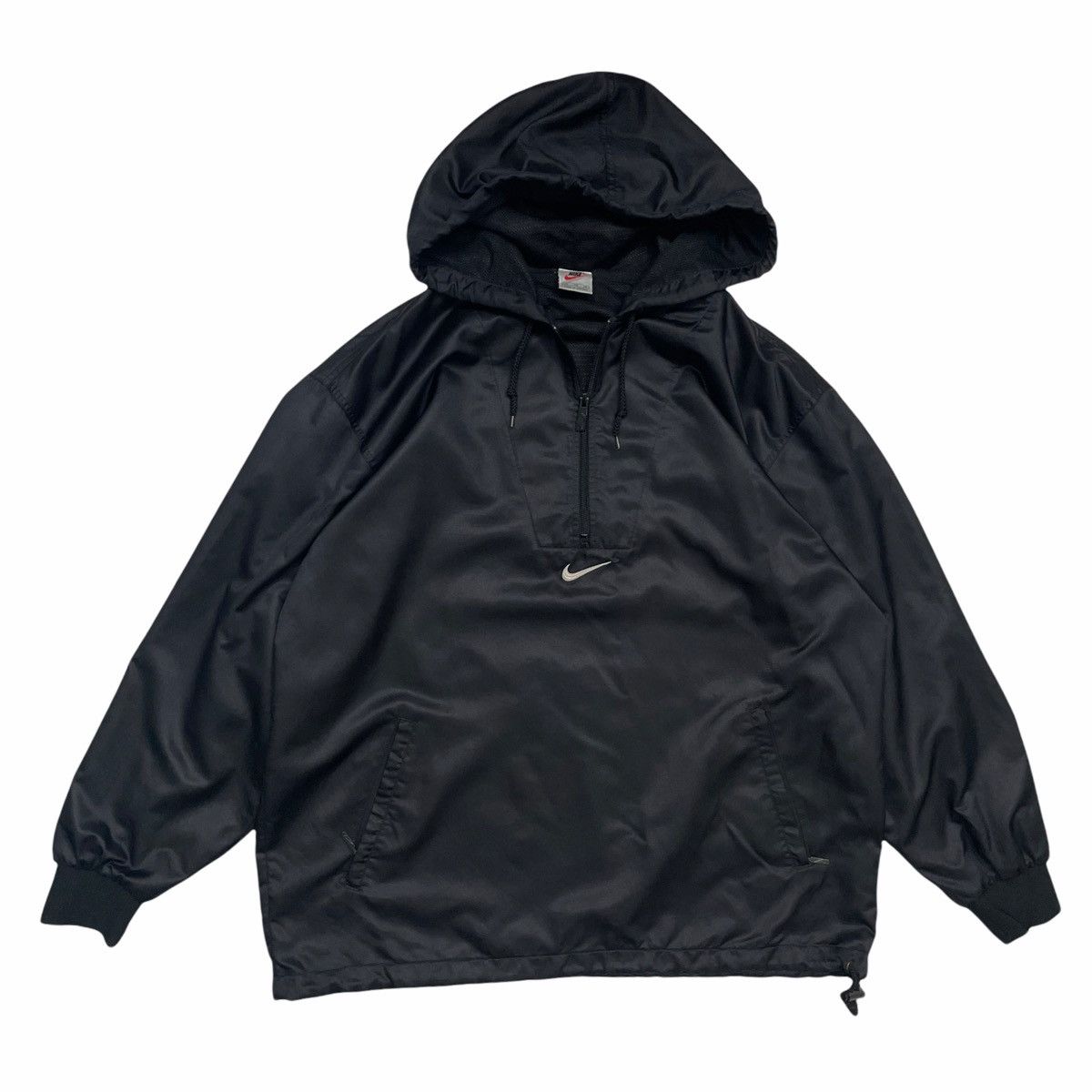 Nike × Sportswear × Vintage 💥90s NIKE Center Logo Anorak Hoodie  