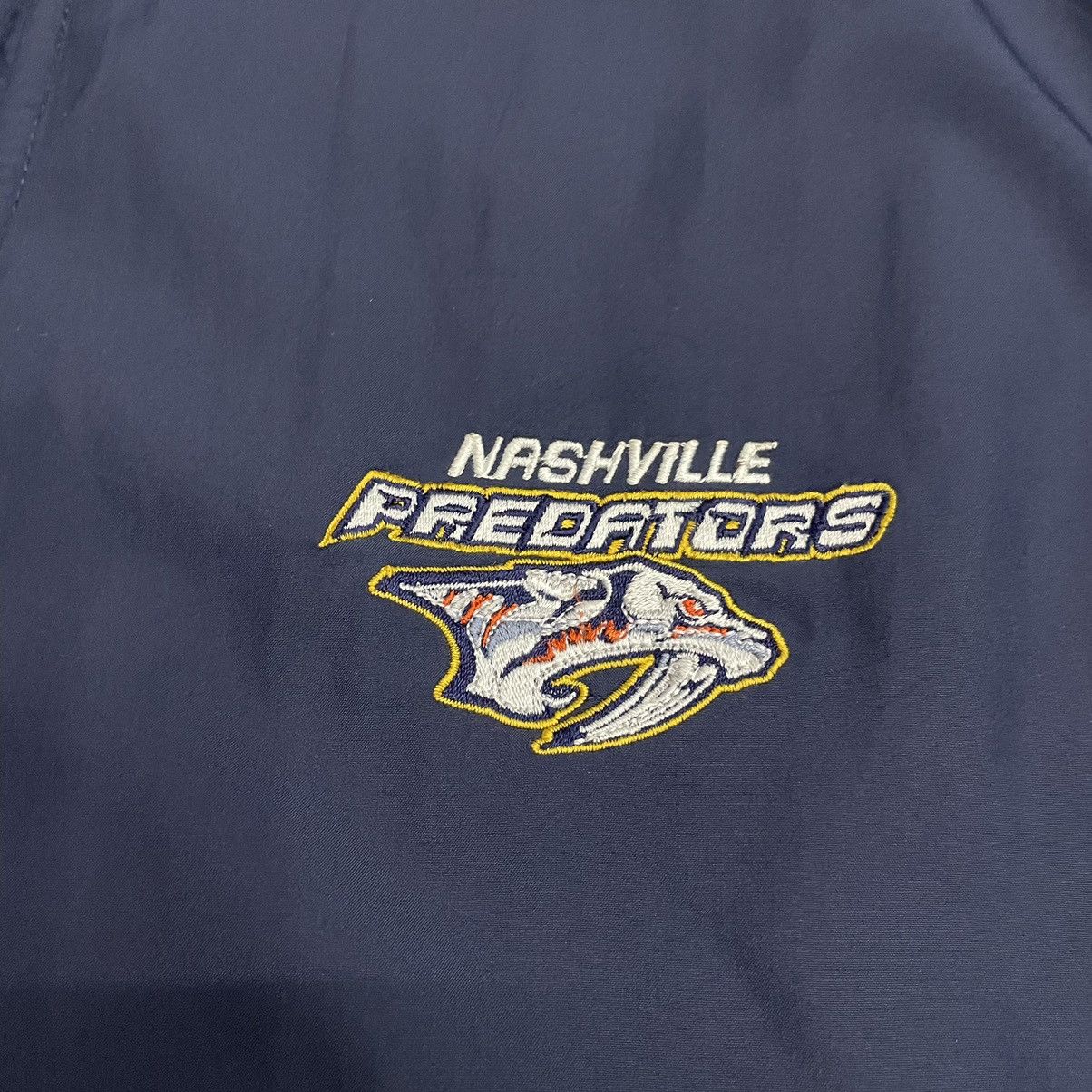 NHL × Sports Specialties × Vintage 💥 NHL Nashville Predators Zipper Light Jacket Size US L / EU 52-54 / 3 - 4 Thumbnail