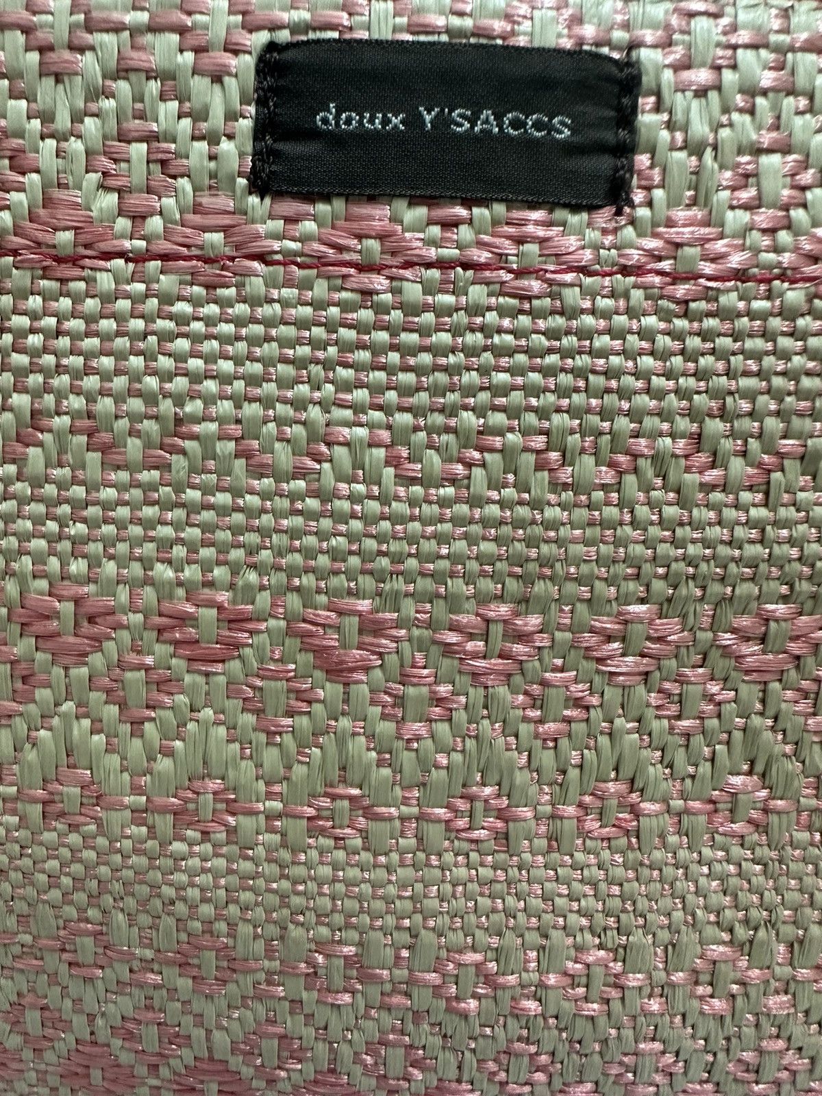 Yohji Yamamoto Y’s Yohji Yamamoto Y'saccs Multicolour Straw Bag Size ONE SIZE - 3 Thumbnail