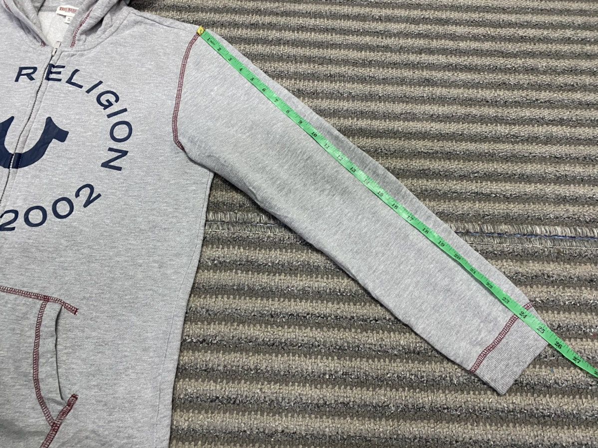 True Religion TRUE RELIGION full zipper Hoodie Big Spellout Size XL / US 12-14 / IT 48-50 - 10 Thumbnail