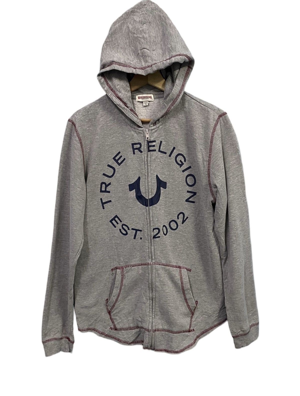 True Religion TRUE RELIGION full zipper Hoodie Big Spellout Size XL / US 12-14 / IT 48-50 - 1 Thumbnail