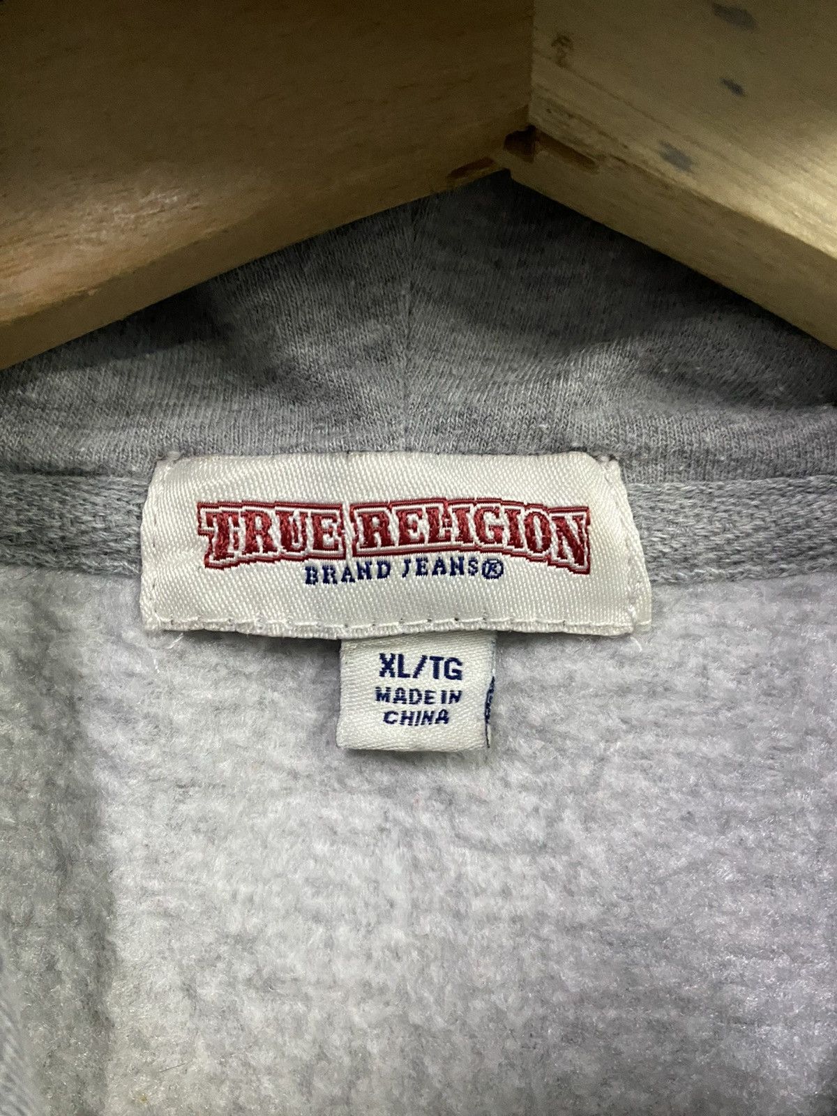 True Religion TRUE RELIGION full zipper Hoodie Big Spellout Size XL / US 12-14 / IT 48-50 - 4 Thumbnail