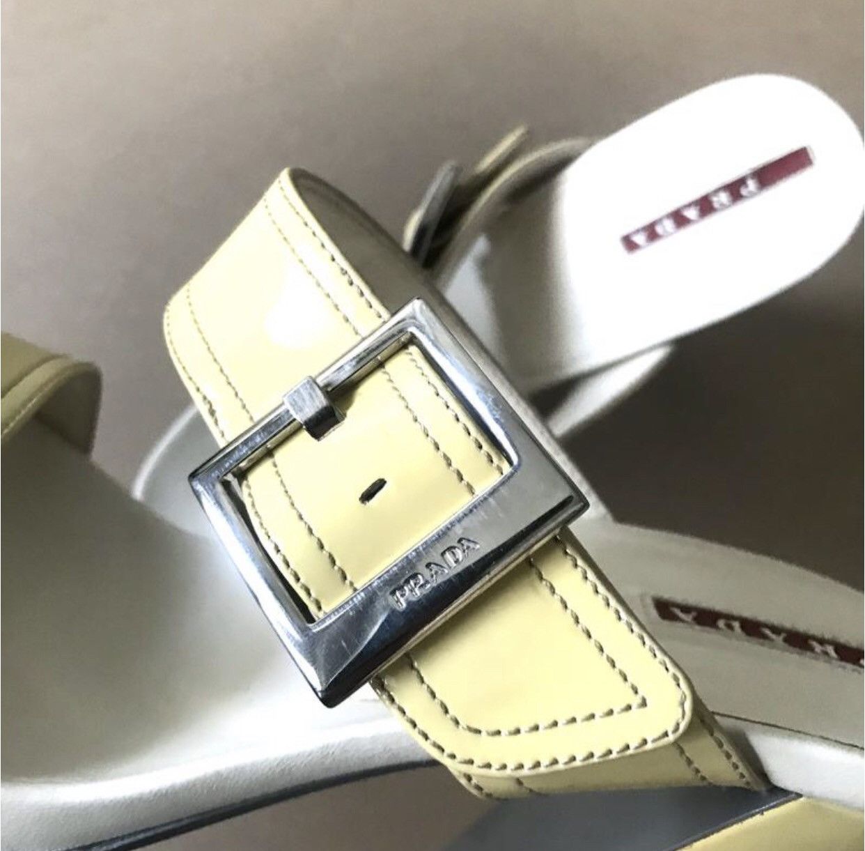 Prada × Vintage Vintage Prada Heels Size 38 Size US 7 / IT 37 - 4 Thumbnail