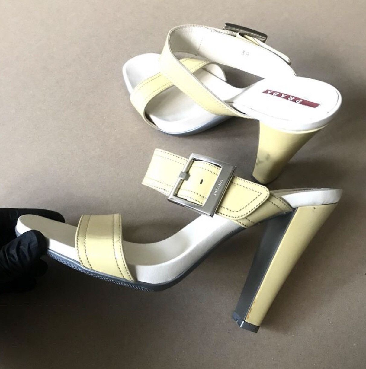 Prada × Vintage Vintage Prada Heels Size 38 Size US 7 / IT 37 - 2 Thumbnail
