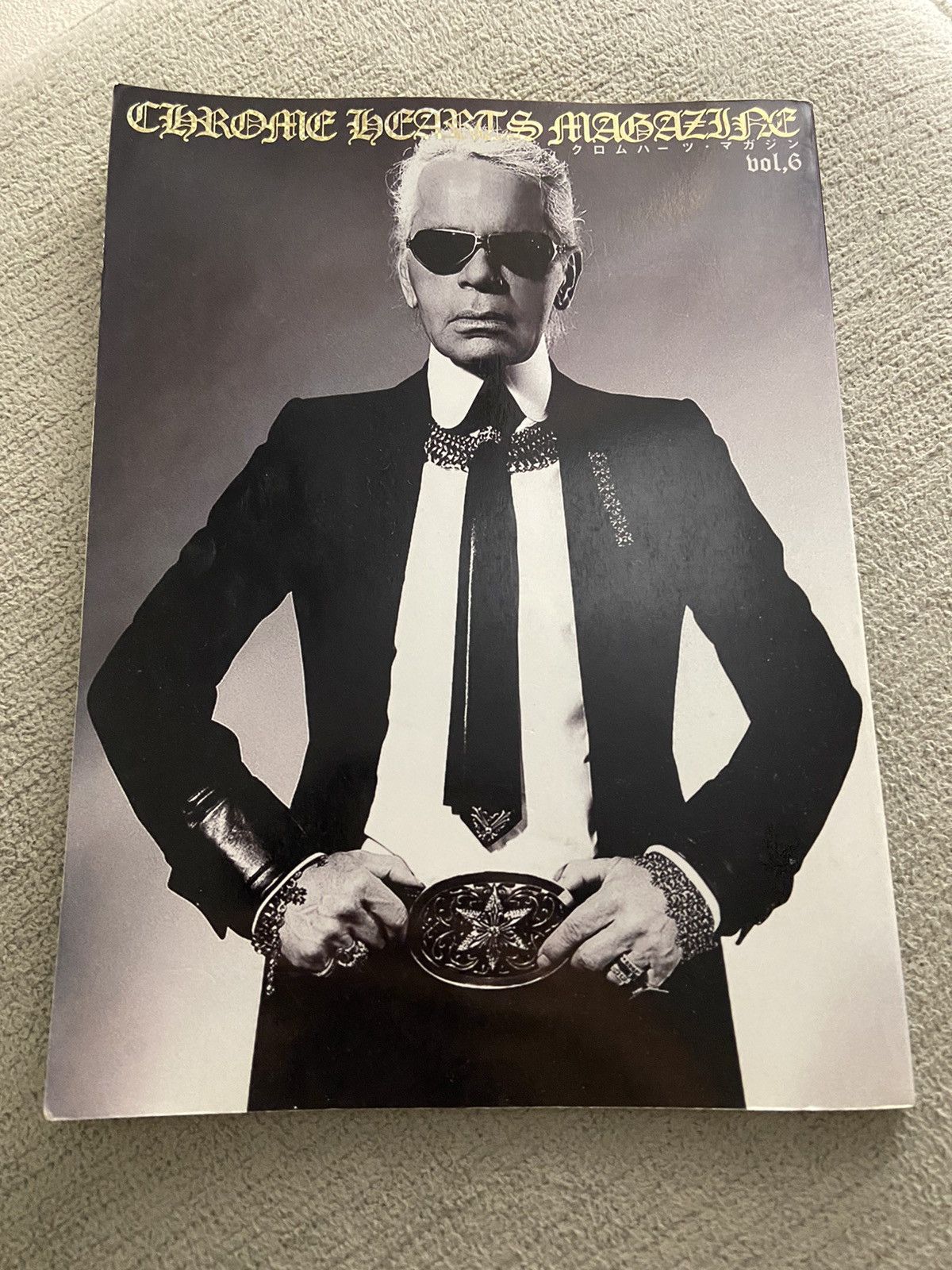 Vintage Chrome Hearts Magazine Volume 6 Karl Lagerfeld Rare | Grailed