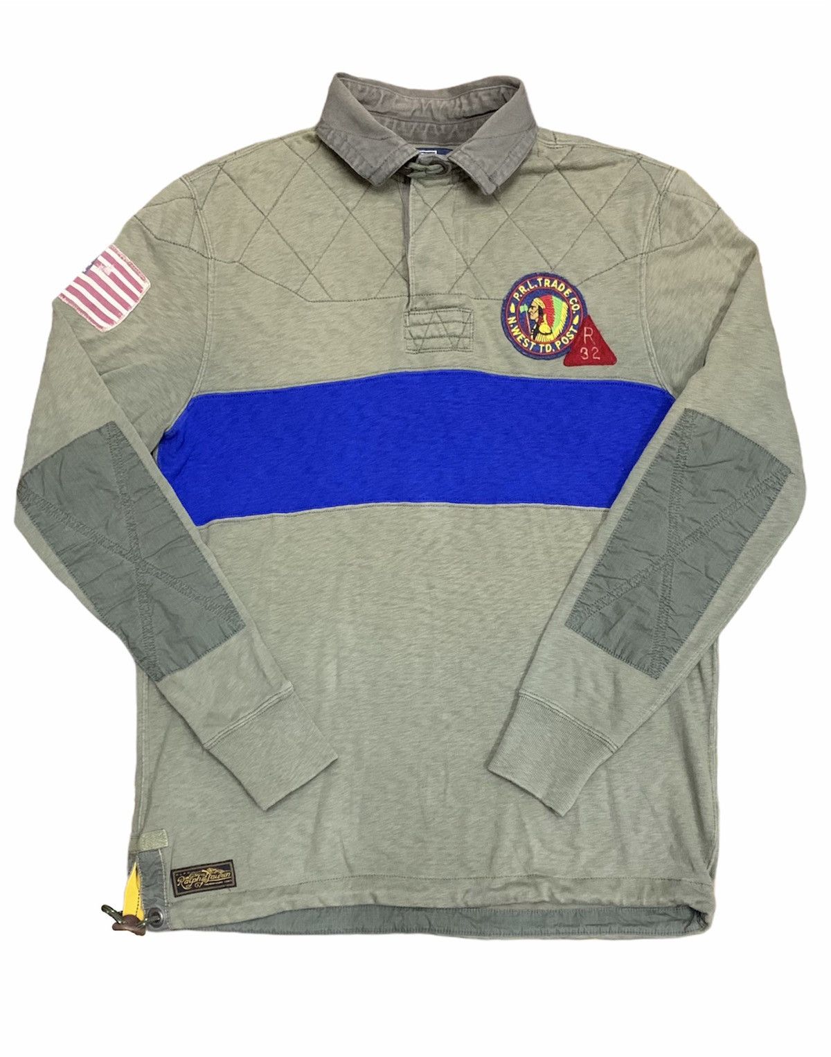 Polo Ralph Lauren Ralph Lauren Henley Post Patch Military Issue Size US M / EU 48-50 / 2 - 1 Thumbnail