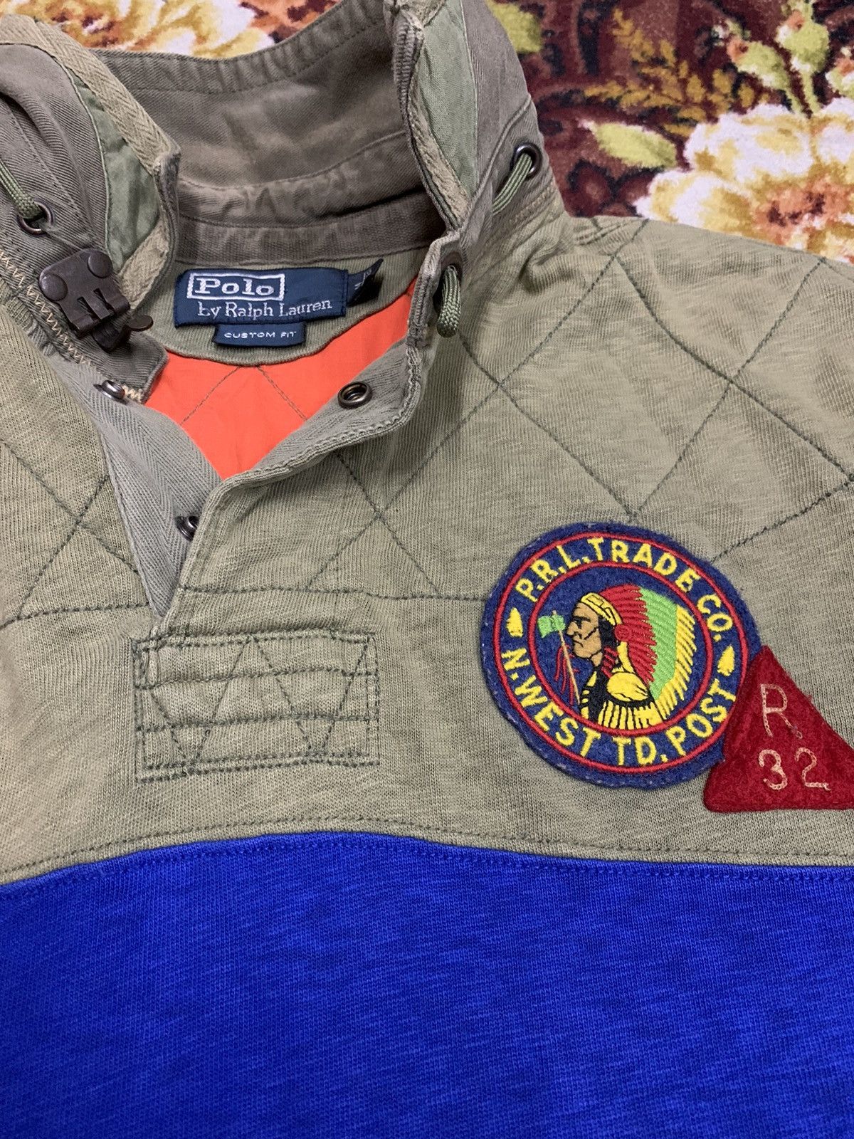 Polo Ralph Lauren Ralph Lauren Henley Post Patch Military Issue Size US M / EU 48-50 / 2 - 3 Thumbnail