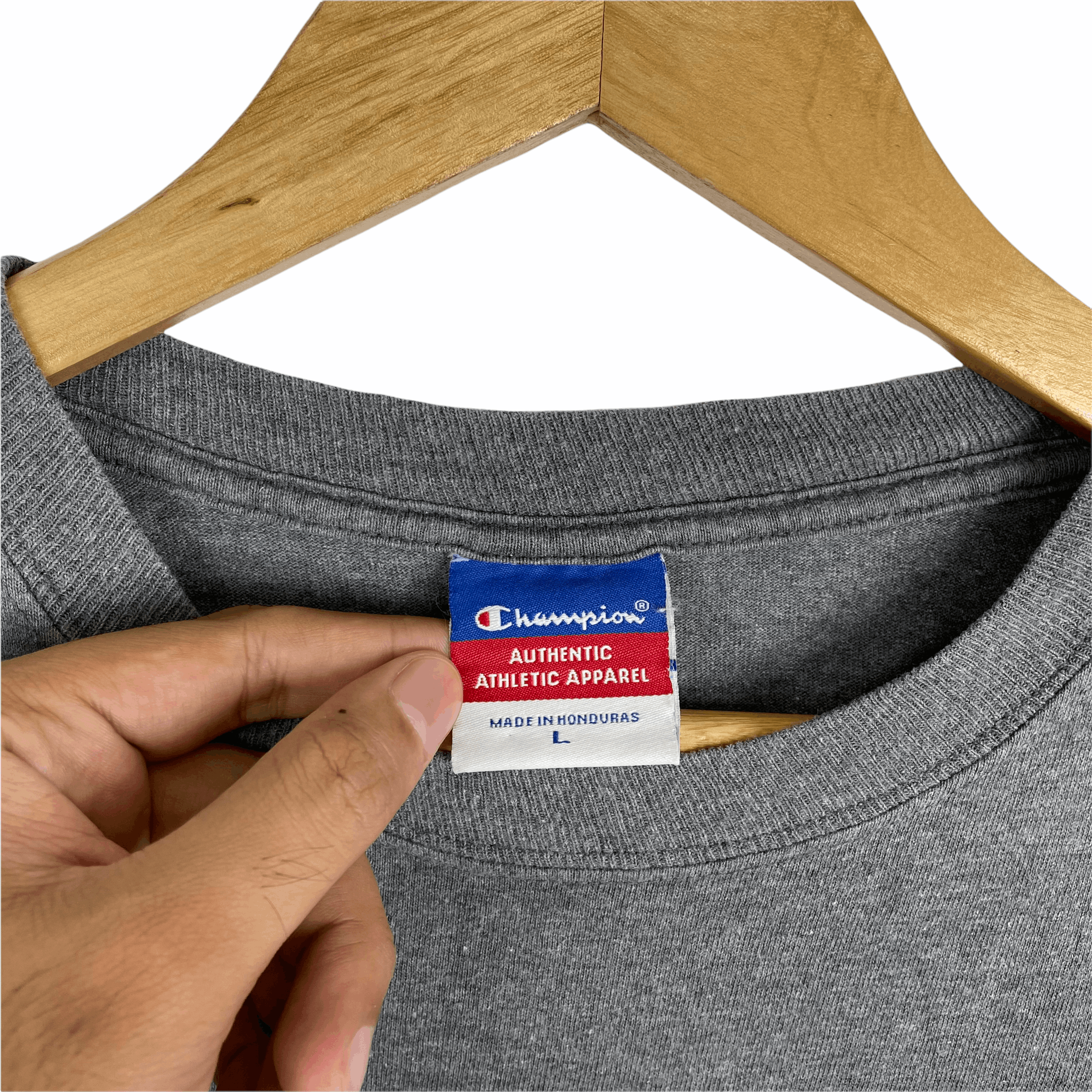 Champion Vintage 90s UNIVERSITY Of HARVARD By CHAMPION Grey T Shirt Size US L / EU 52-54 / 3 - 3 Thumbnail
