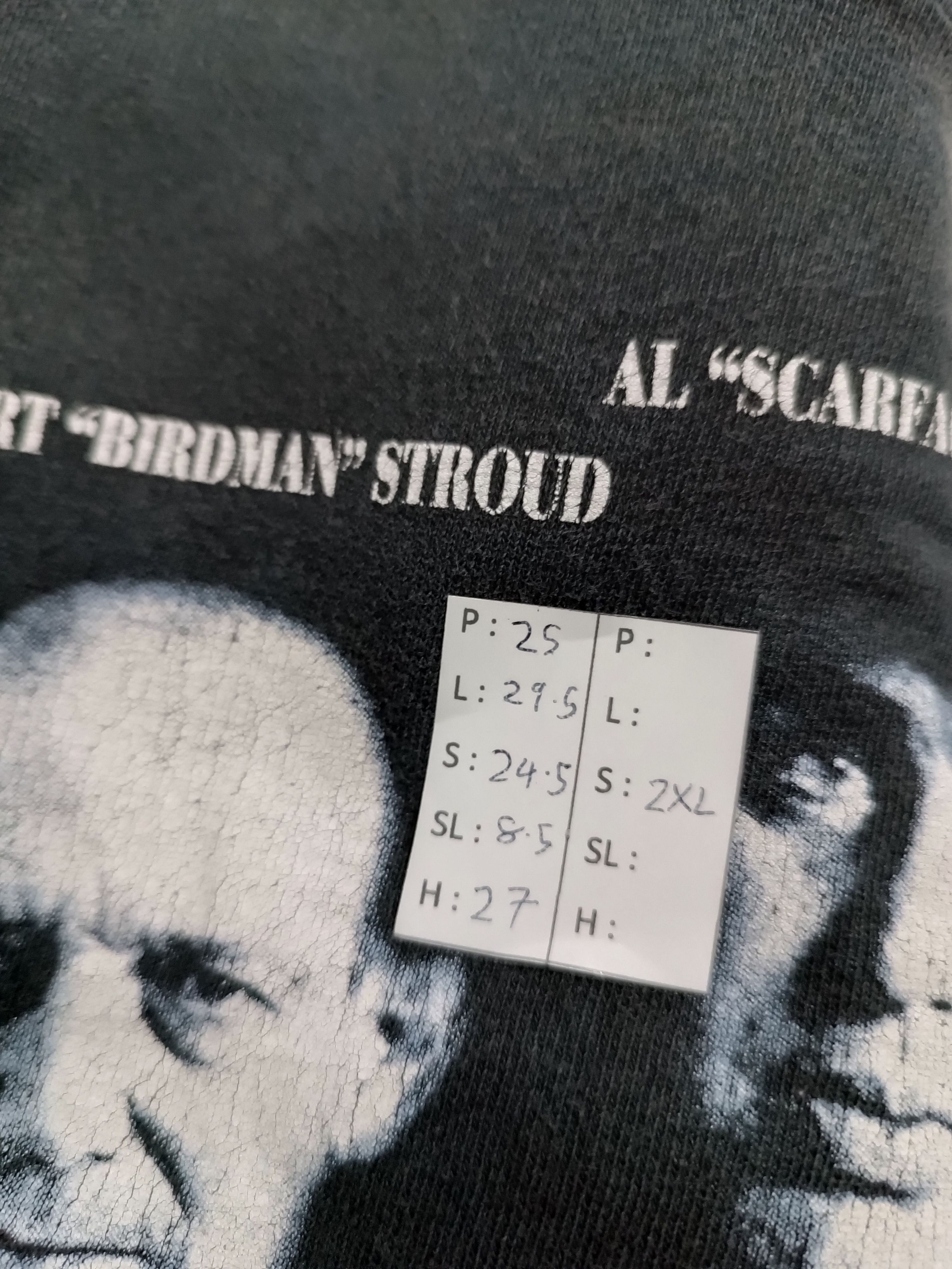 Vintage THRASHED FADED VINTAGE THE ROCK ALCATRAZ MOVIE TEE Size US XXL / EU 58 / 5 - 8 Thumbnail