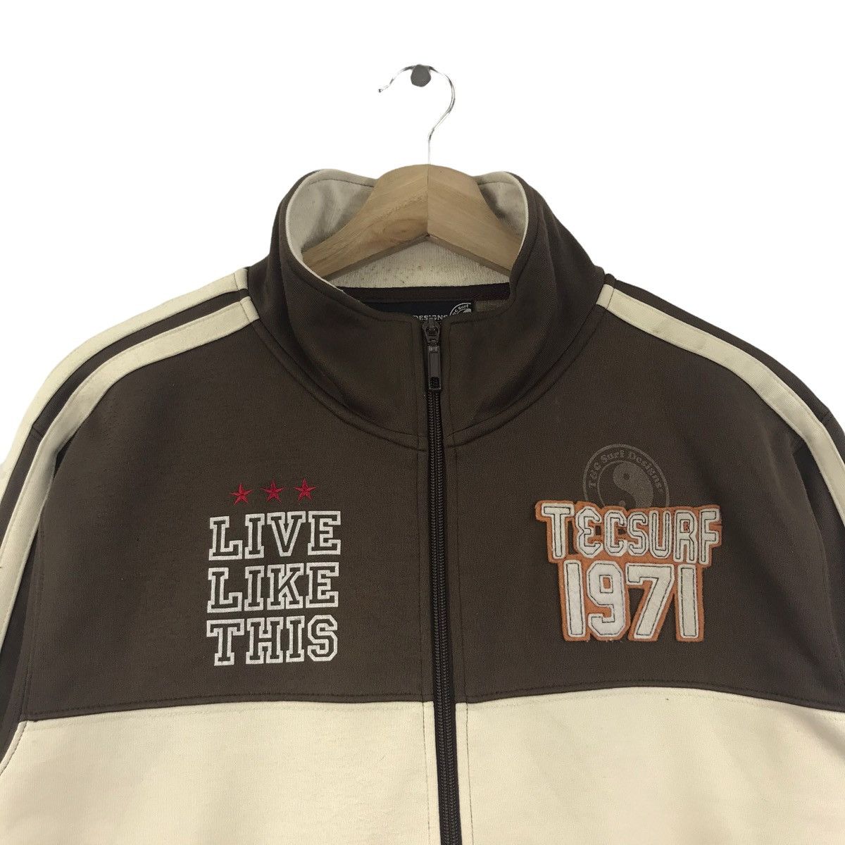 Vintage T&C Surf Design Hawaii LIVE LIKE THIS USA SurfwearSweatshirt Size US XL / EU 56 / 4 - 2 Thumbnail