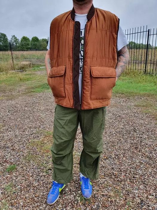 Japanese Brand × Kenzo 80s KENZO France Made Vest With Suede Neck Rare Design Size US L / EU 52-54 / 3 - 1 Thumbnail
