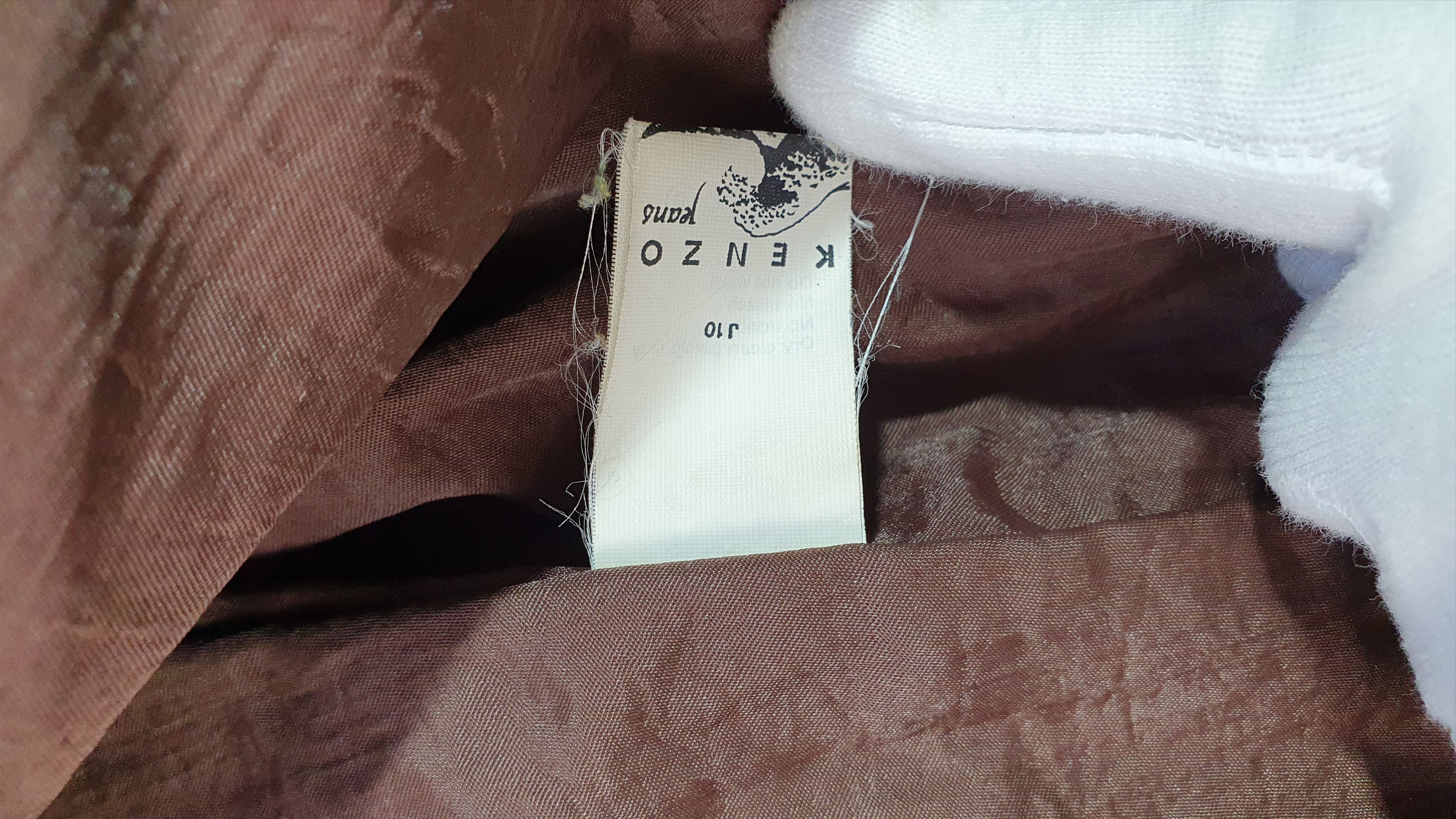 Japanese Brand × Kenzo 80s KENZO France Made Vest With Suede Neck Rare Design Size US L / EU 52-54 / 3 - 8 Thumbnail